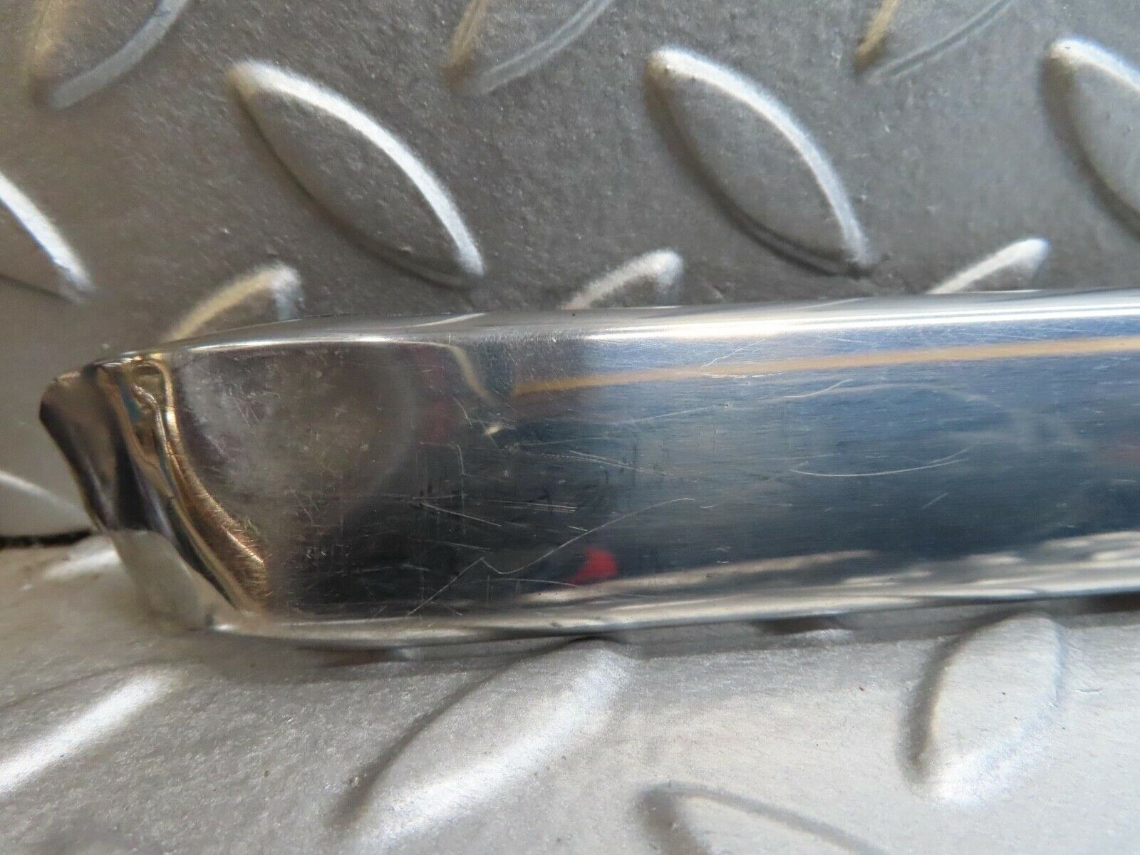 14107 Mercedes-Benz C107 280SLC Left Skirt Chrome Trim Strip