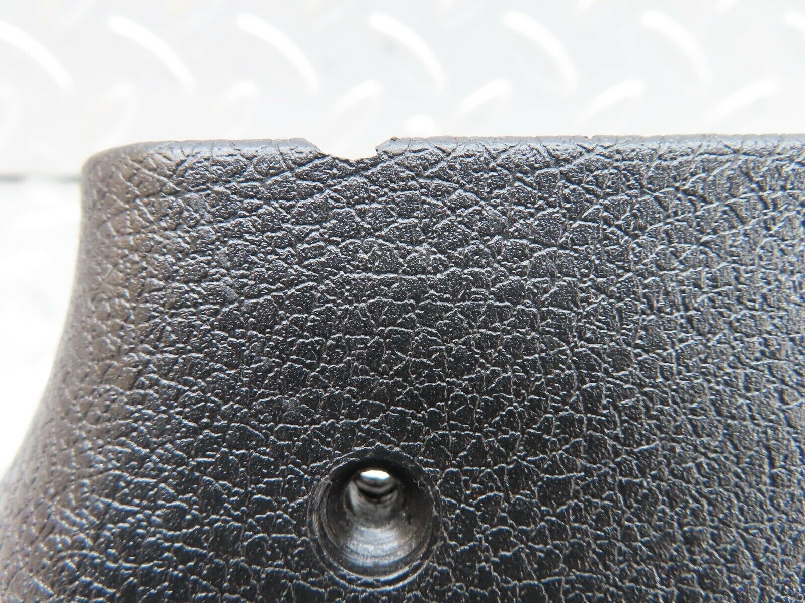 19145 Mercedes-Benz W123 300D B Pillar Bottom Cover Left Black 1236920122