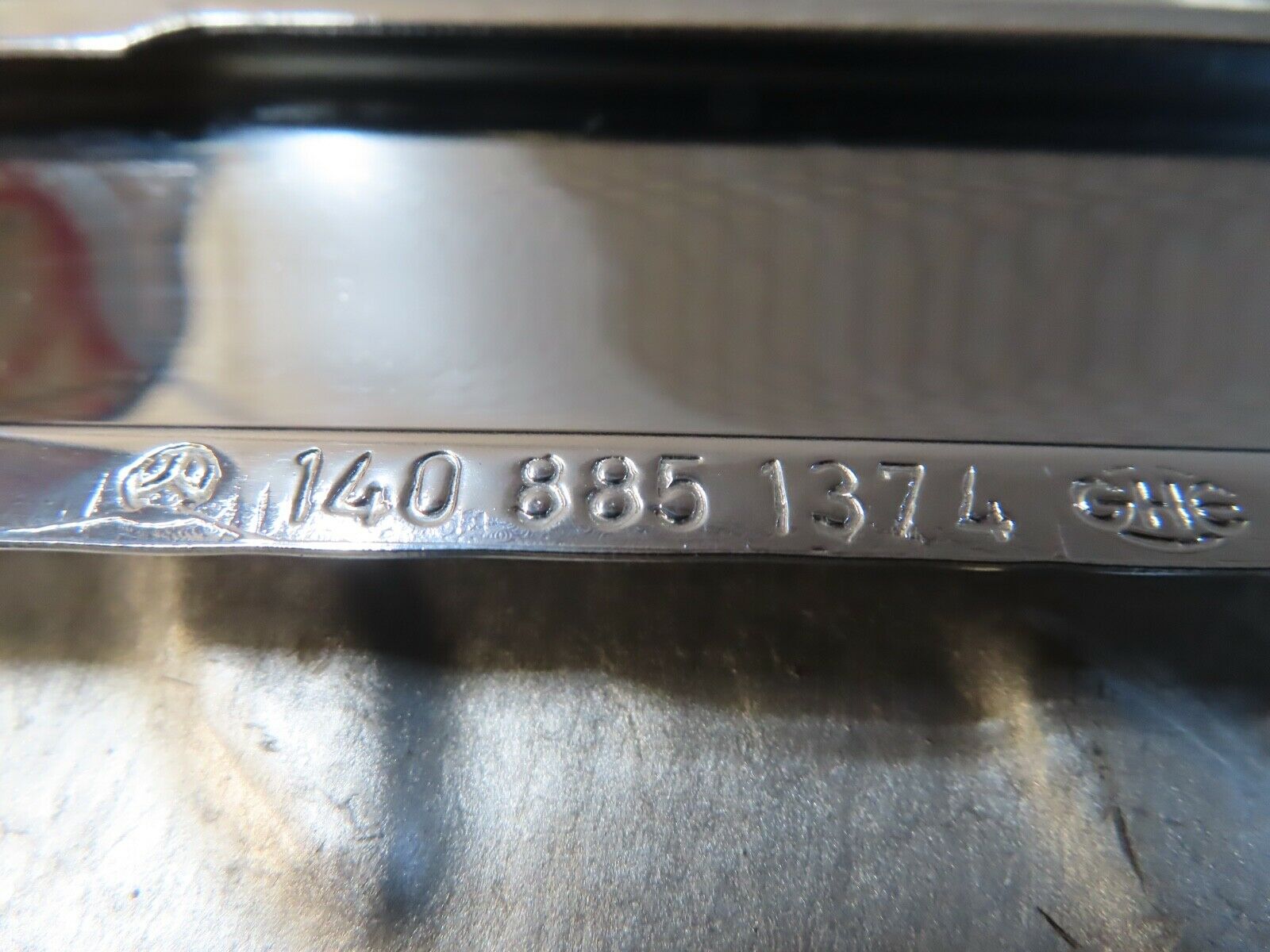 19743 Mercedes-Benz C140 CL420 Coupe Front Bumper Trim Left Side 1408851374