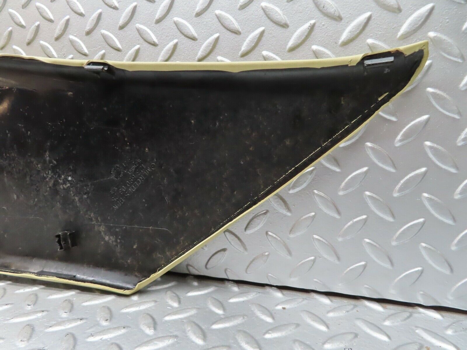 21049 Mercedes-Benz W123 230E C Pillar Cover Left Side Beige 1236900325