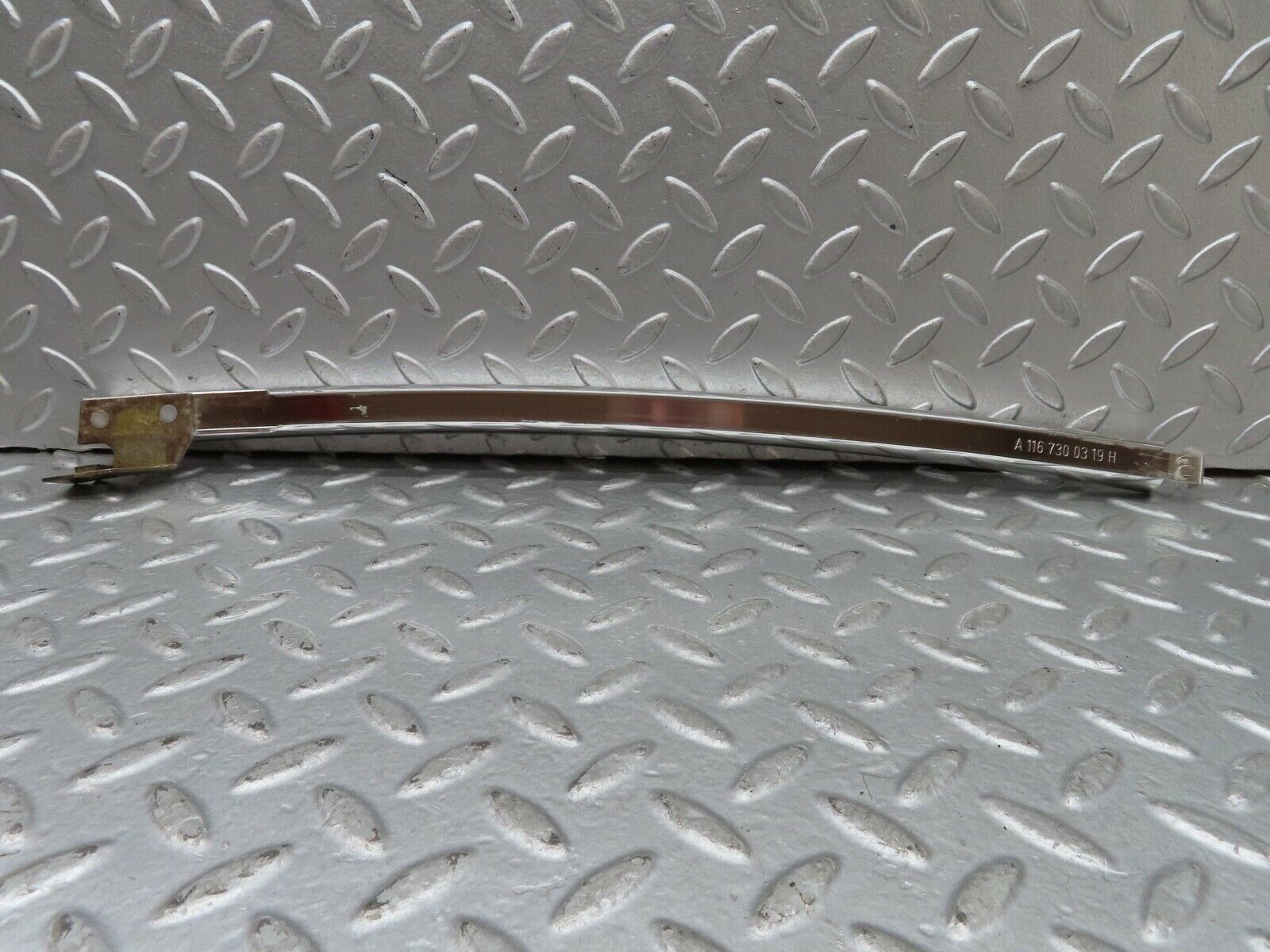 18801 Mercedes-Benz W116 Rear Left Door Chrome Window Channel 1167300319