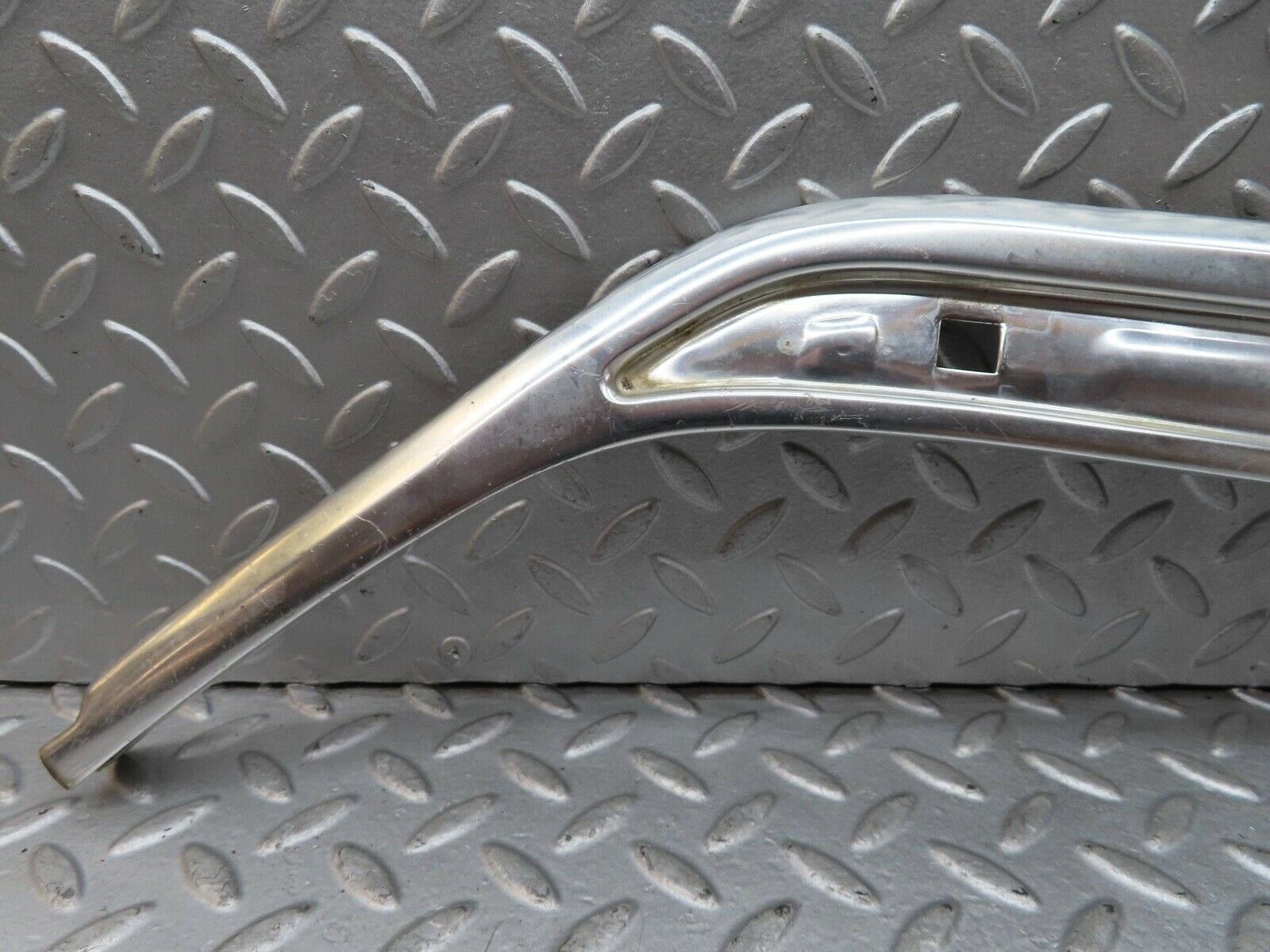 17682 Mercedes-Benz W116 450SEL A Pillar Chrome Moulding Trim Right Side