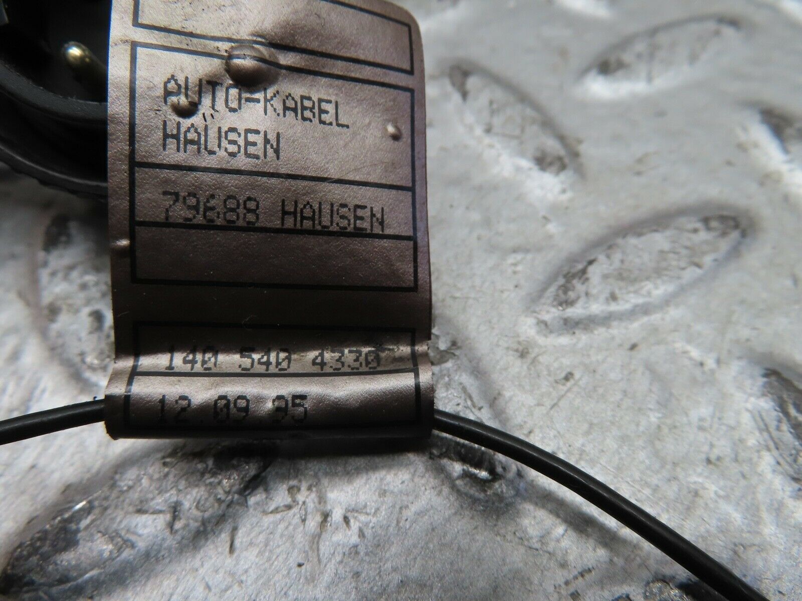 19751 Mercedes-Benz C140 CL420 Coupe Battery Positive Cable 1405404330