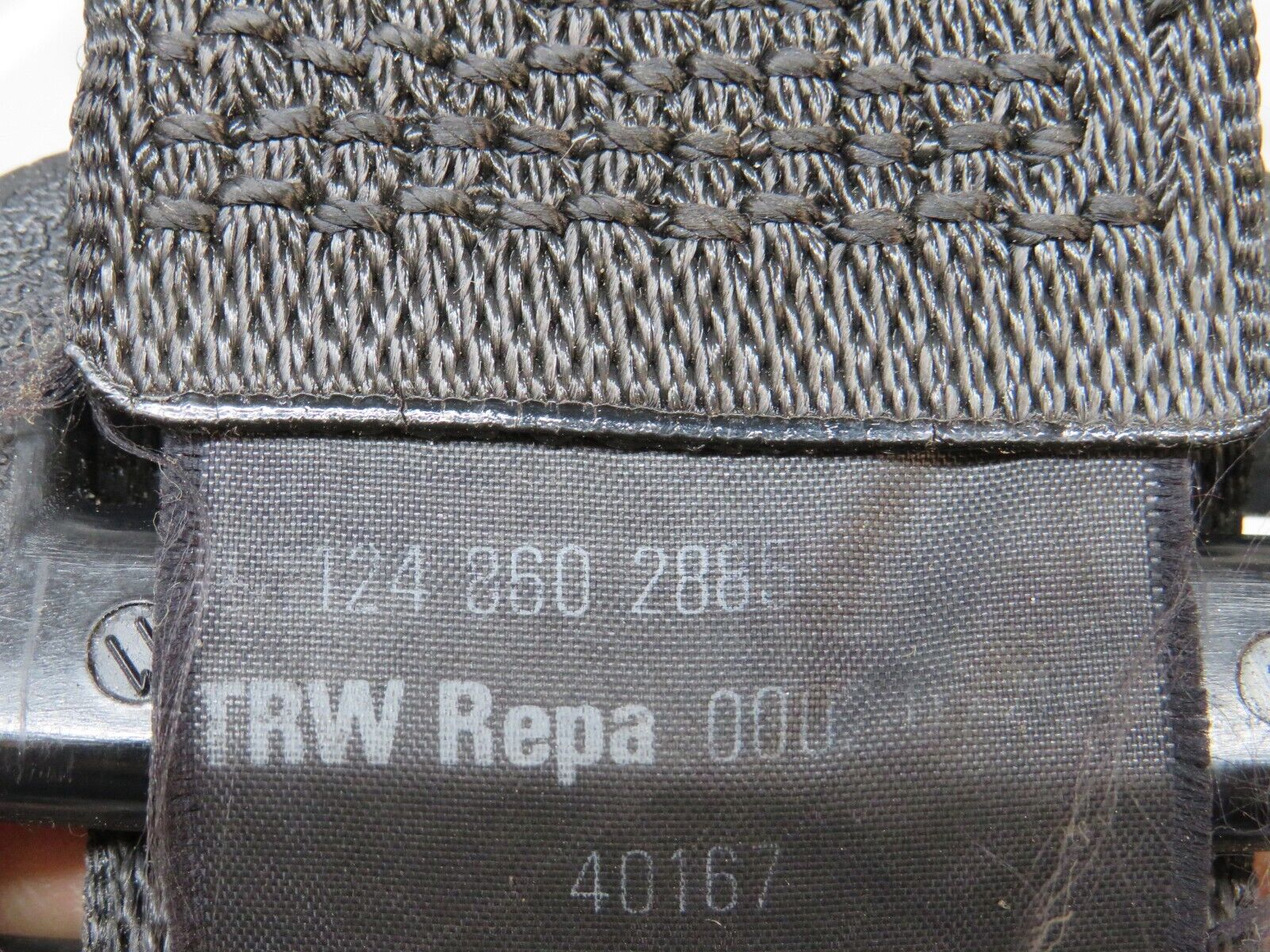 31539 Mercedes-Benz S124 220TE Third Row Seat Belt Set 1248602885 1248602785