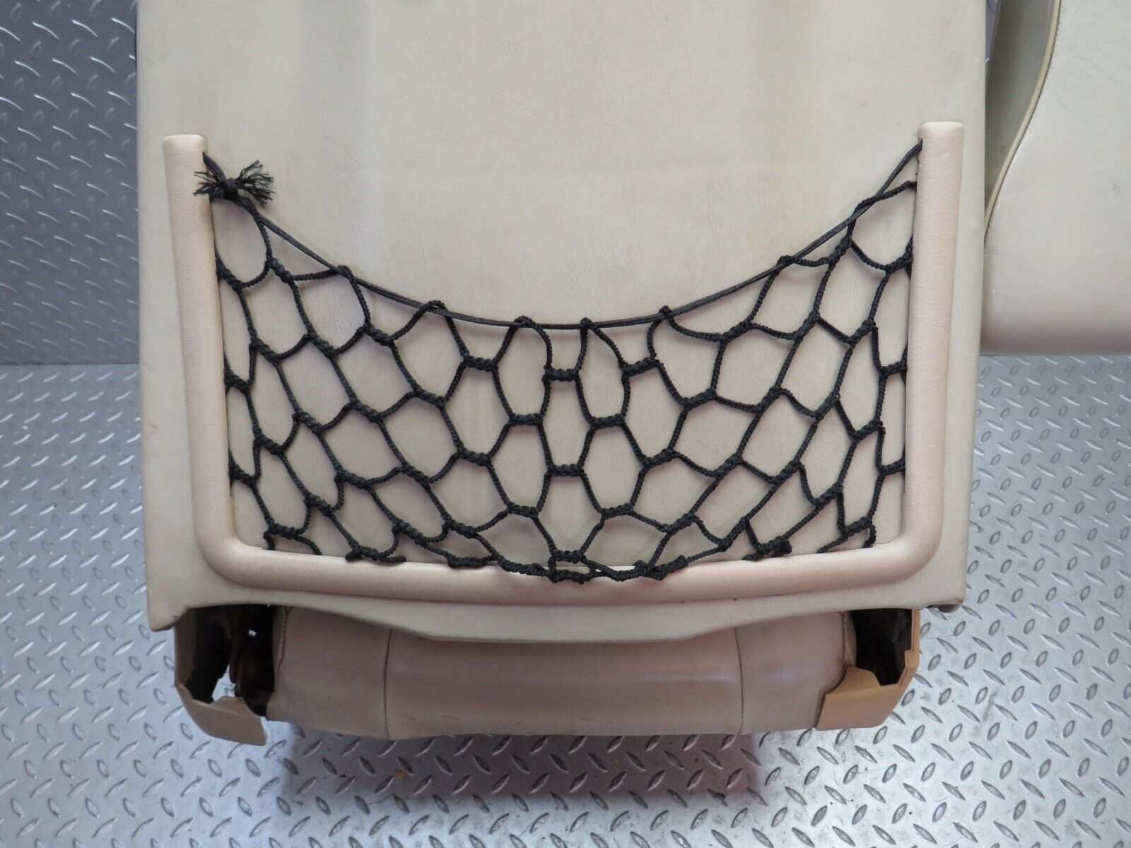 34548 Mercedes-Benz C126 380SEC Front Left Electric Seat Leather Beige