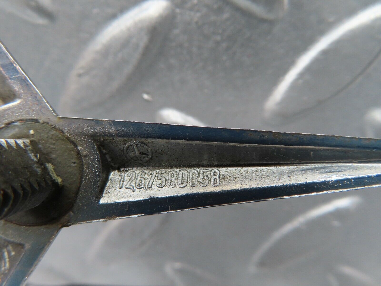 16936 Mercedes-Benz C123 280CE Coupe Trunk Boot Lid Emblem 1267580058