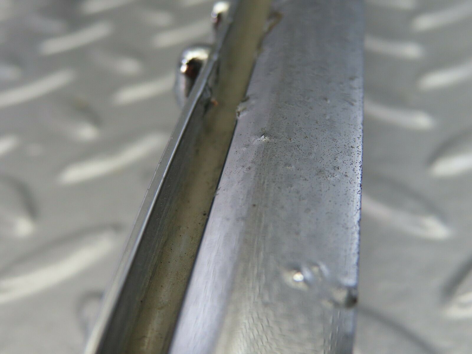 8836 Mercedes-Benz W115 Tail Light Chrome Frame Left