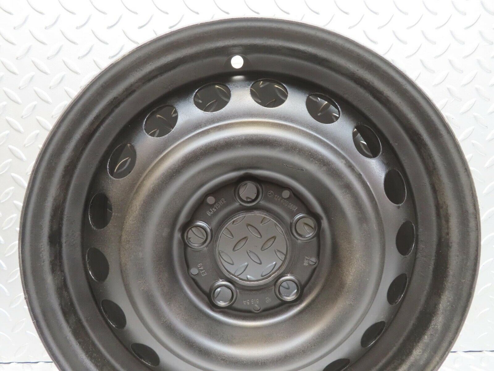13241 Mercedes-Benz Steel Wheel 6Jx15H2 ET49 5x112 1244000602