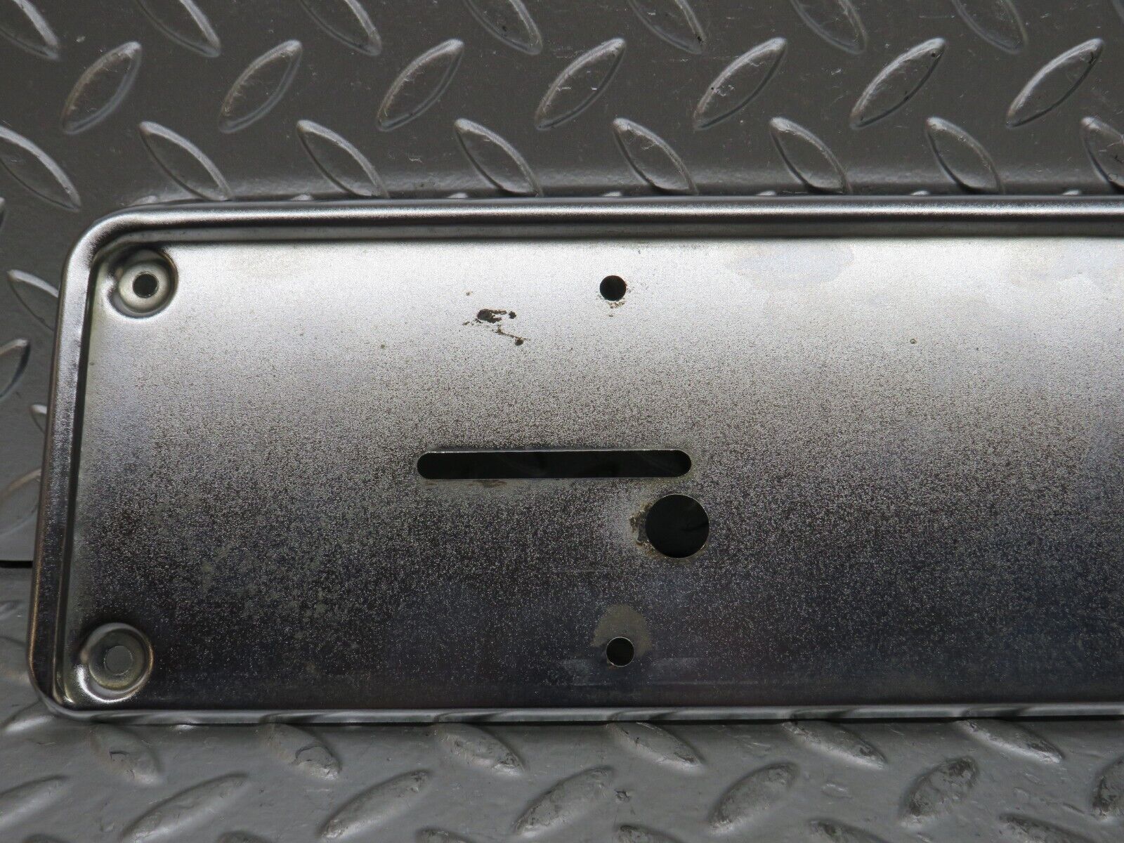 27626 Mercedes-Benz S124 300TE Wagon Rear number Plate Holder Chrome