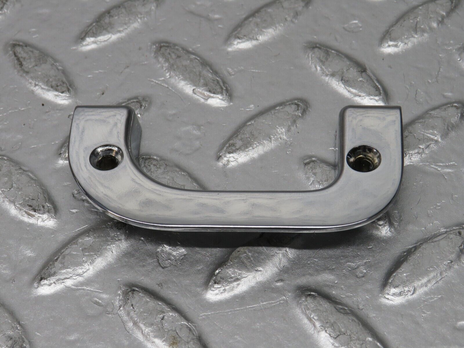 0541 Mercedes-Benz W123 230E Right Interior Chrome Door Latch Trim 1237230224