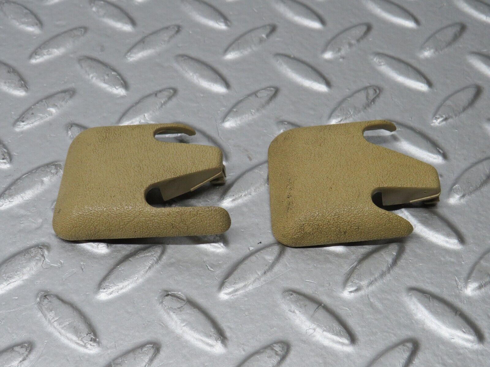 38952 Mercedes-Benz W201 190E 2.6L Front Seat Rail Trim Cover Beige 1246842118 1246842218