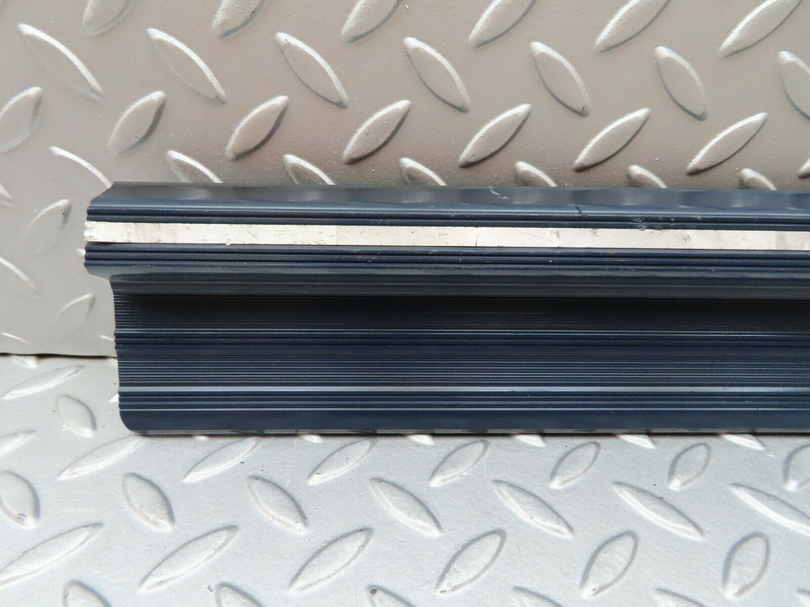 4360 Mercedes-Benz W123 230E Rear Left Door Sill Trim Blue