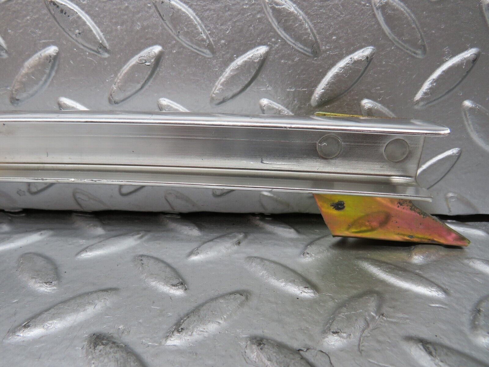 27125 Mercedes-Benz W123 280E Rear Left Door Chrome Window Channel