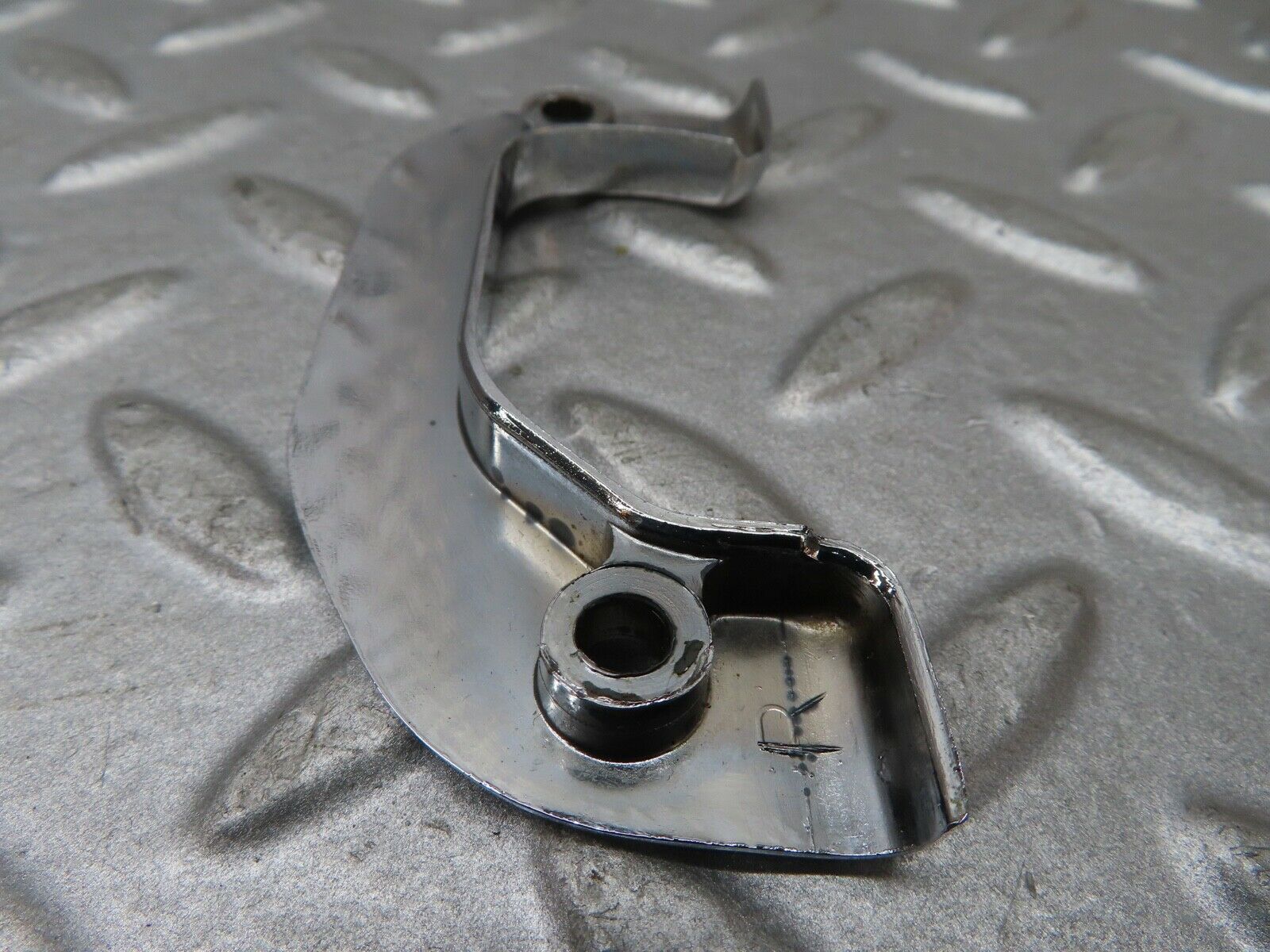 17546 Mercedes-Benz W116 450SEL Right Door Interior Chrome Latch Trim