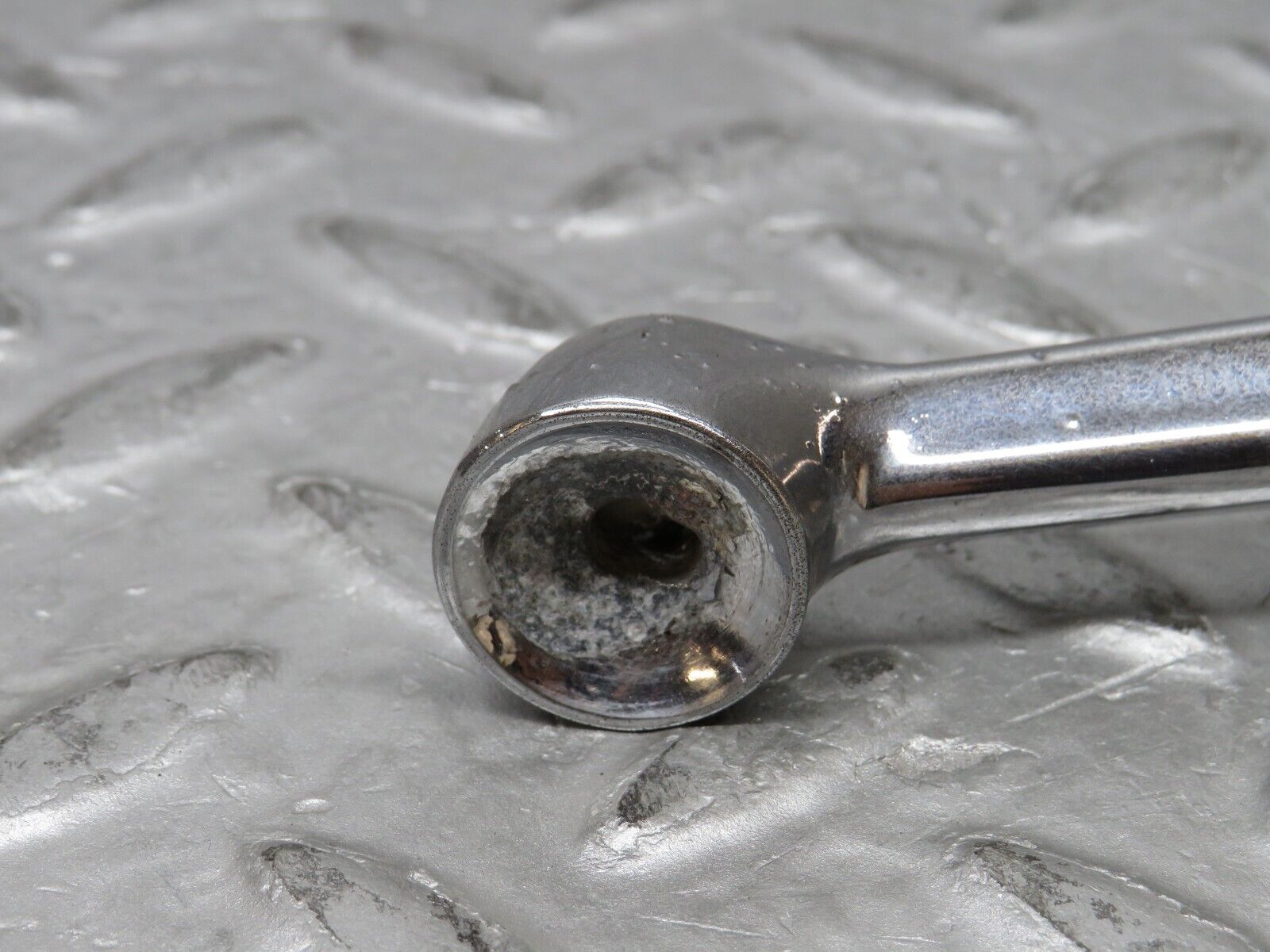 37325 Mercedes-Benz W109 300SEL Chrome Fender Wing Mirror Holder Left Side