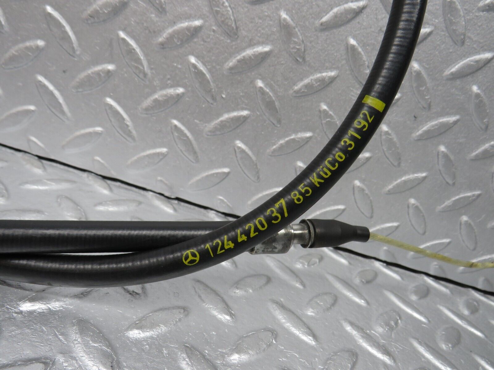 38026 Mercedes-Benz A124 320E Cabriolet Handbrake Cable 1244203785