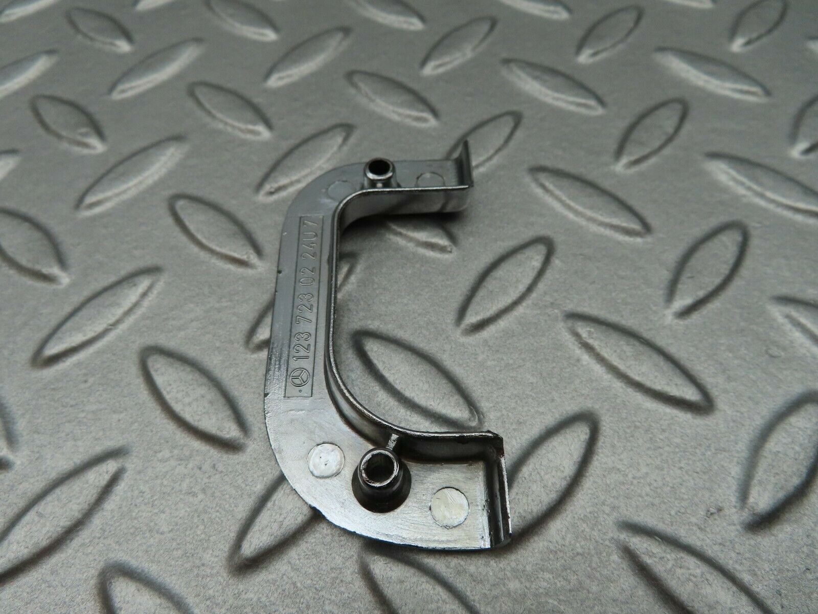 4529 Mercedes-Benz W123 230E Right Interior Chrome Door Latch Trim 1237230224