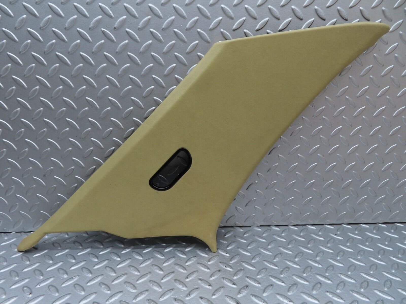 15313 Mercedes-Benz W123 230E C Pillar Cover Panel Left Beige 1236900325