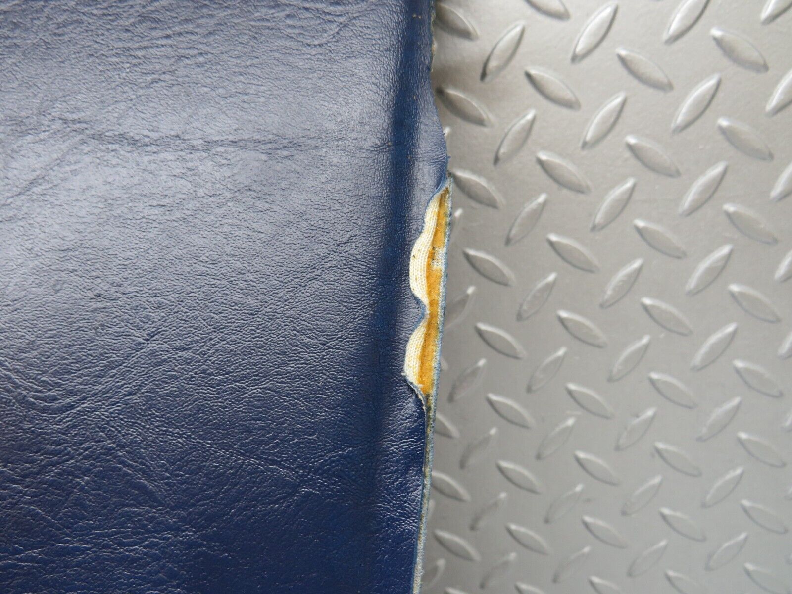 36812 Mercedes-Benz R129 300SL-24 Front Right Seat Back Cover Blue 1299140223