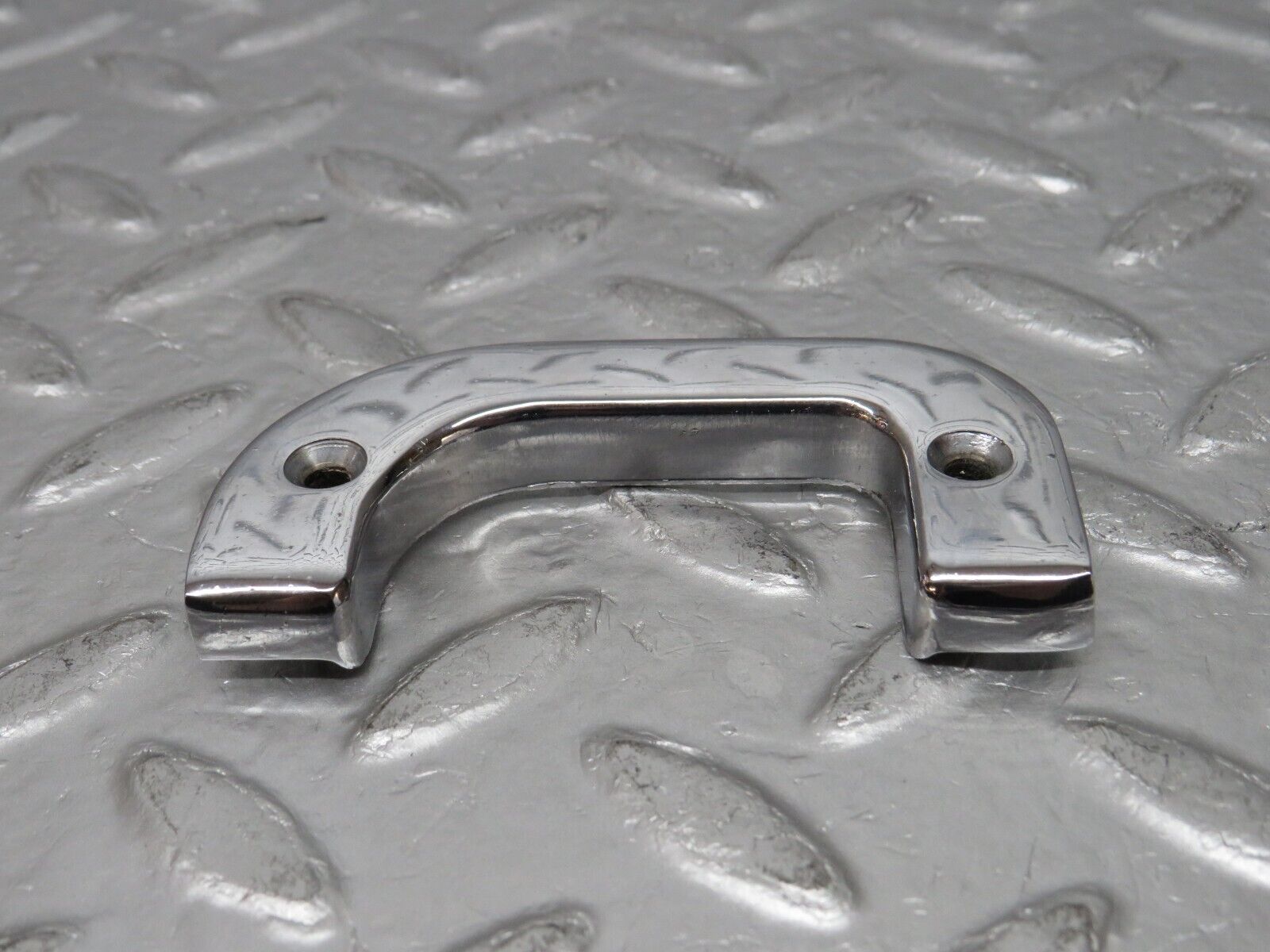 30999 Mercedes-Benz W123 200D Left Interior Chrome Door Latch Trim 1237230124