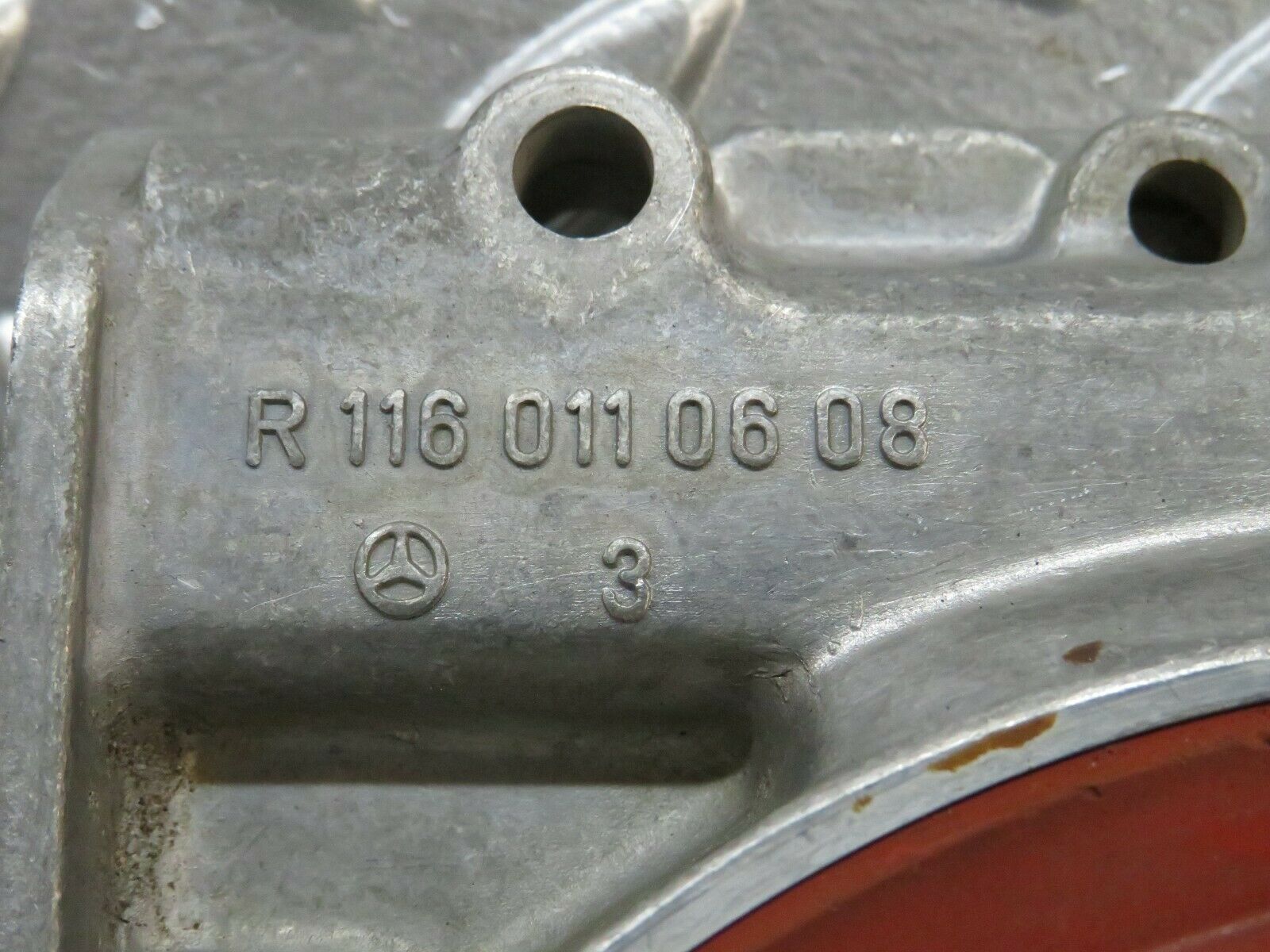 23848 Mercedes-Benz C107 450SLC Coupe Crankshaft Rear Sealing Cover 1160110608