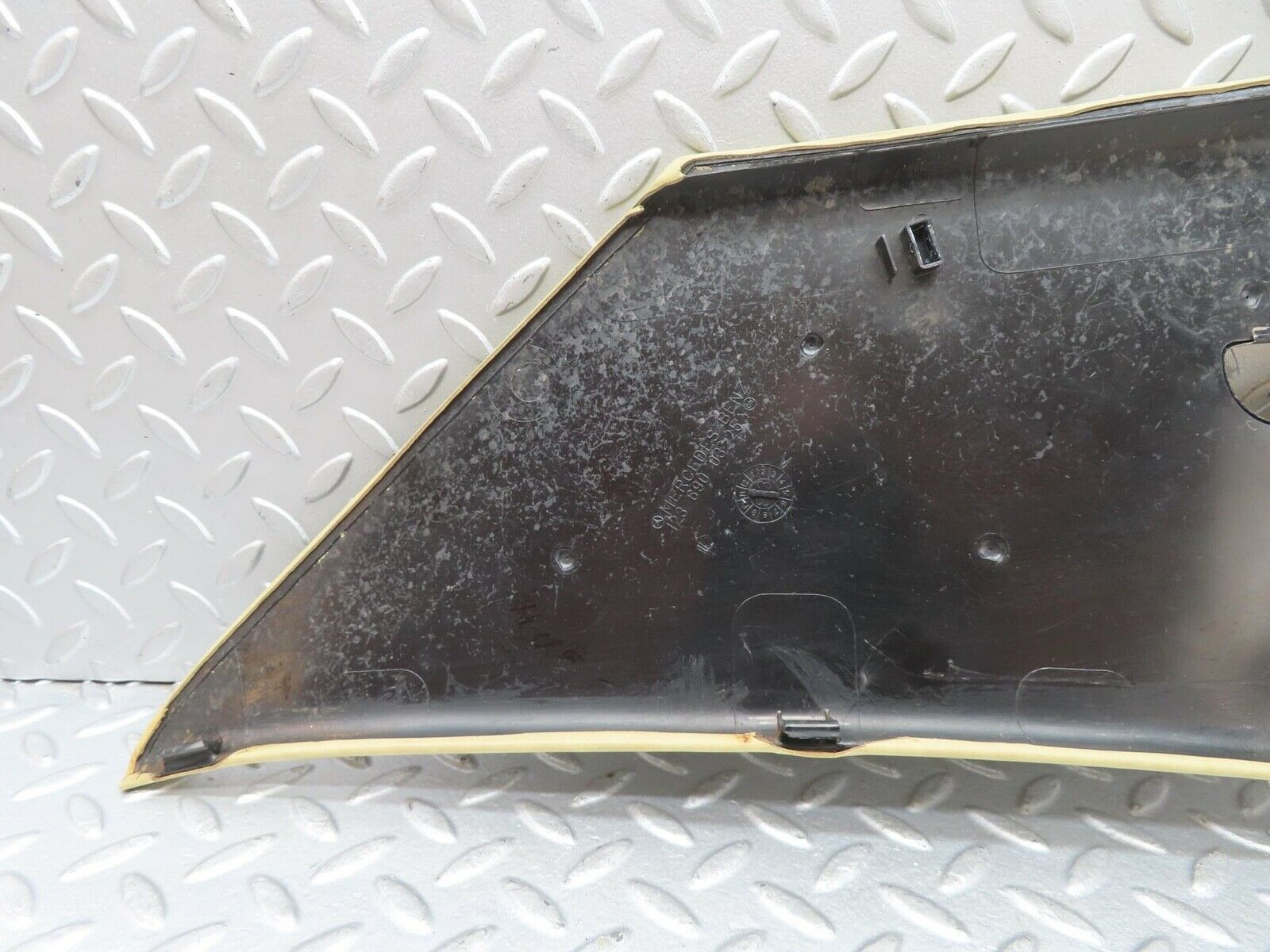 13438 Mercedes-Benz W123 200 C Pillar Cover Panel Left Beige 1236900325