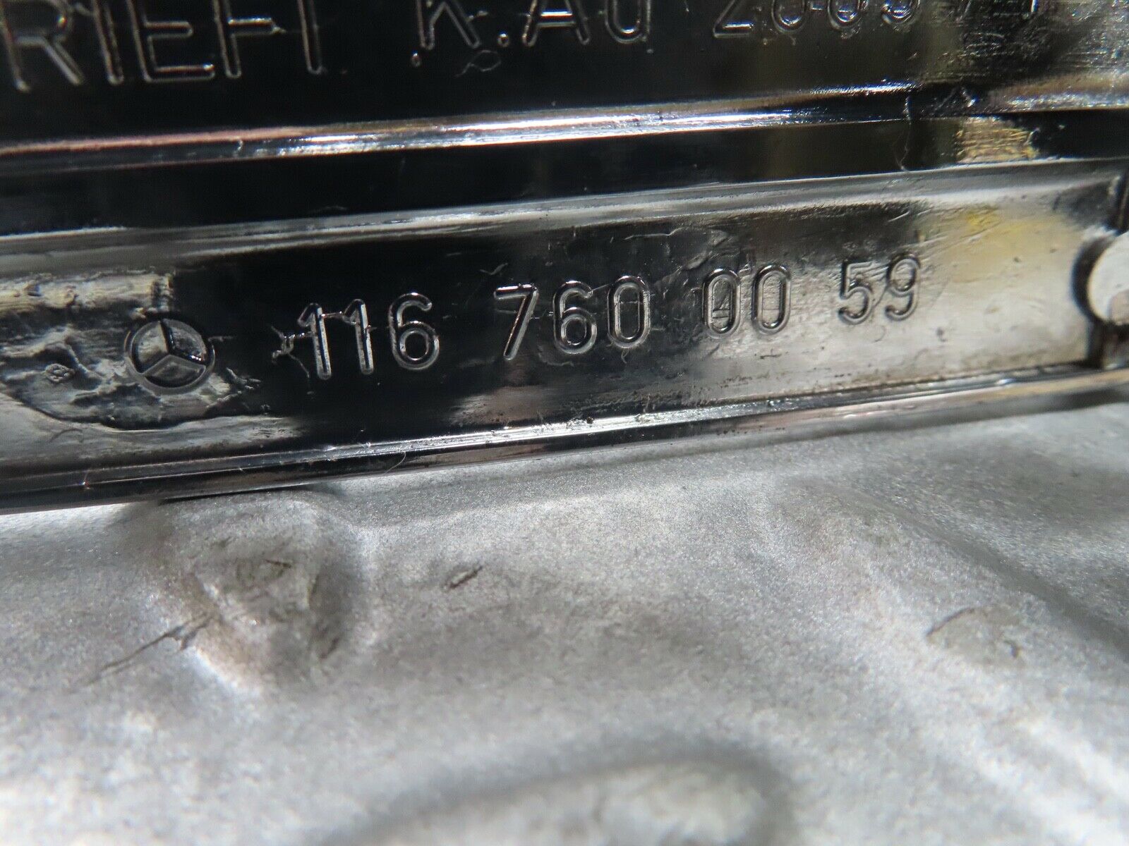 17694 Mercedes-Benz W116 450SEL Exterior Chrome Door Handle Rear Right