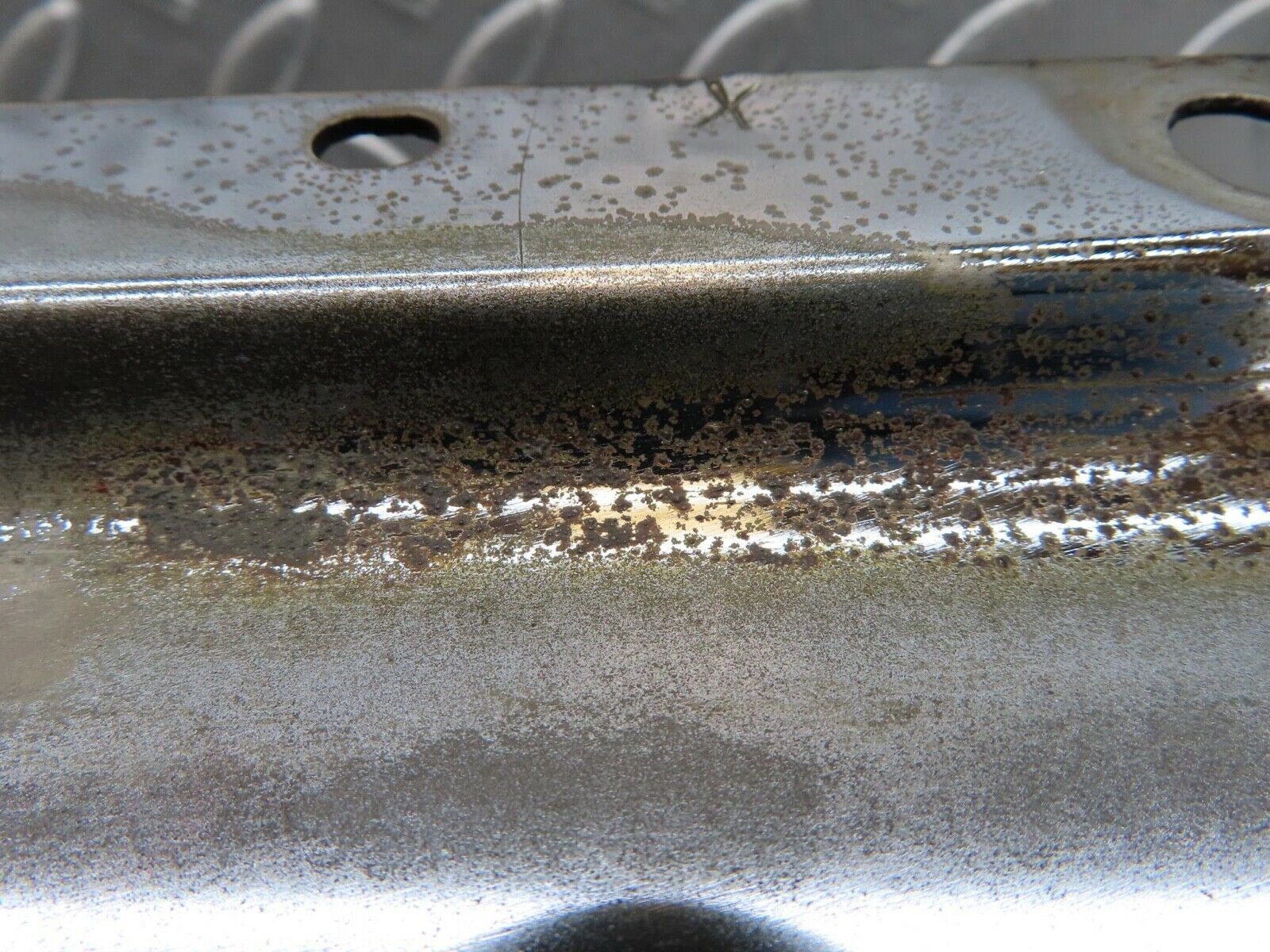 12603 Mercedes-Benz W108 280SE 3.5 Rear Left Upper Bumper Corner