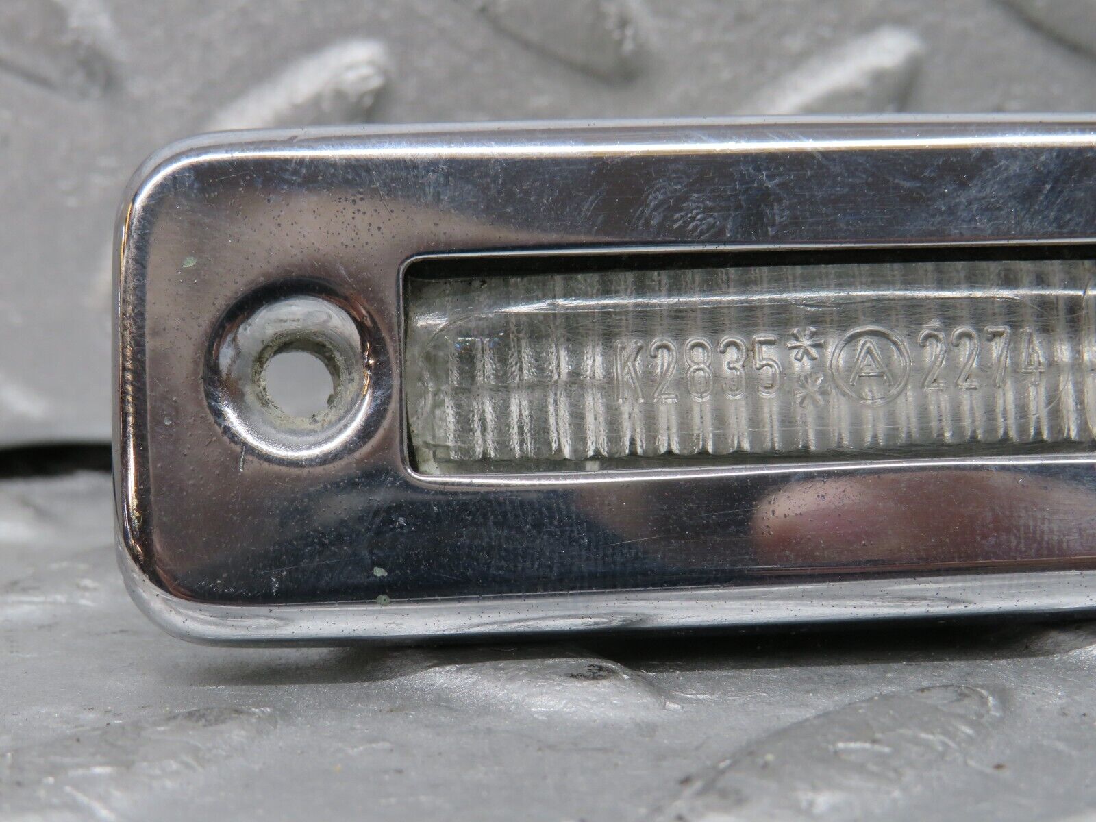 37342 Mercedes-Benz W109 300SEL number Plate Light Chrome Hella