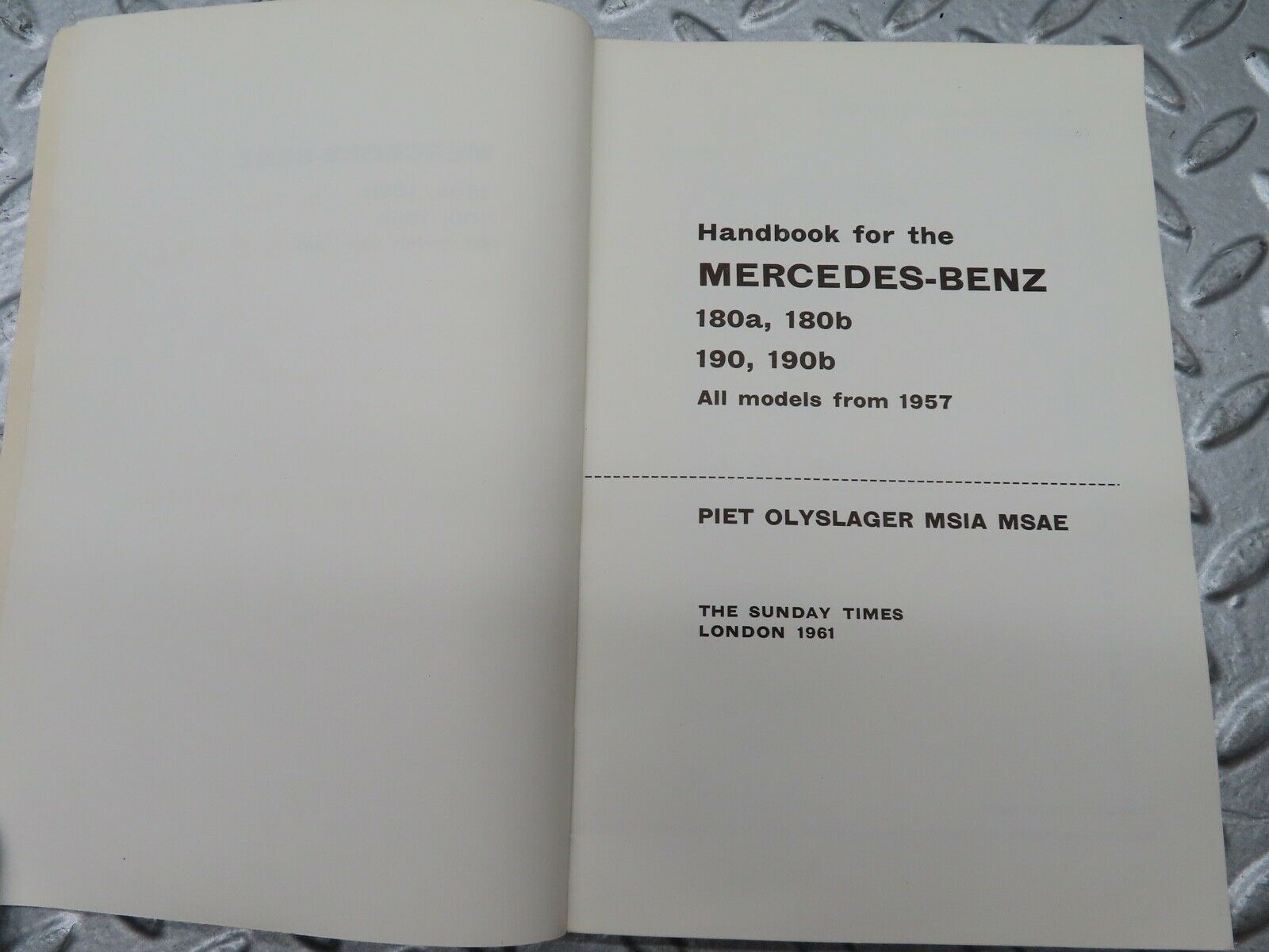 20499 Mercedes-Benz 180 190 Motor Manuals