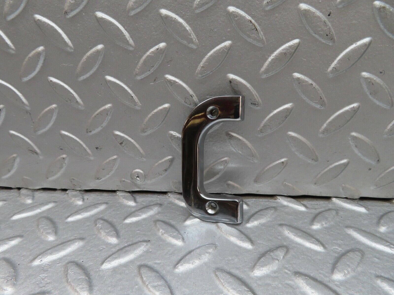 17952 Mercedes-Benz W123 200 Right Interior Chrome Door Latch Trim 1237230224