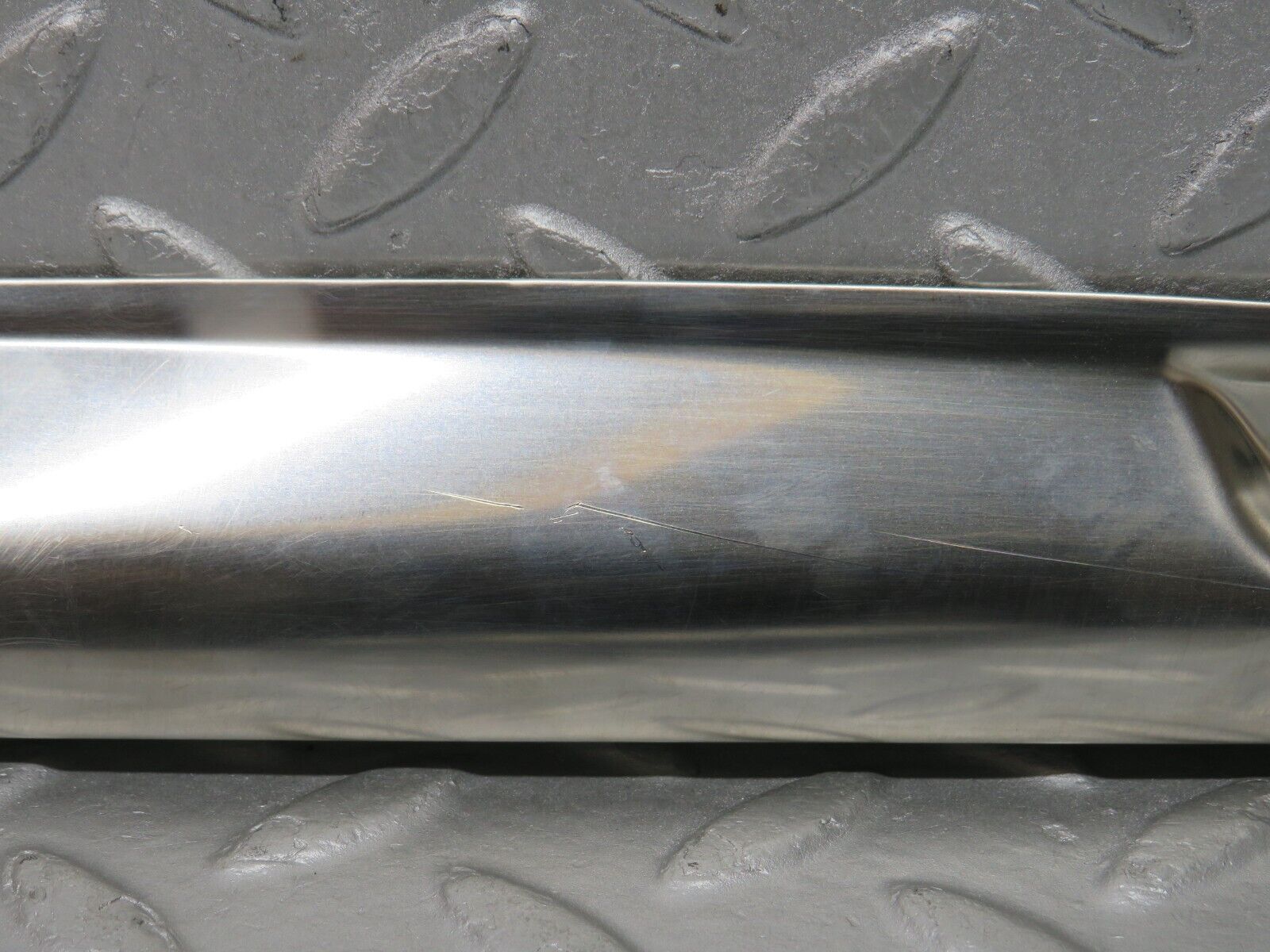 38593 Mercedes-Benz R129 280SL Coupe Folding Top Chrome Top Cover Trim Right