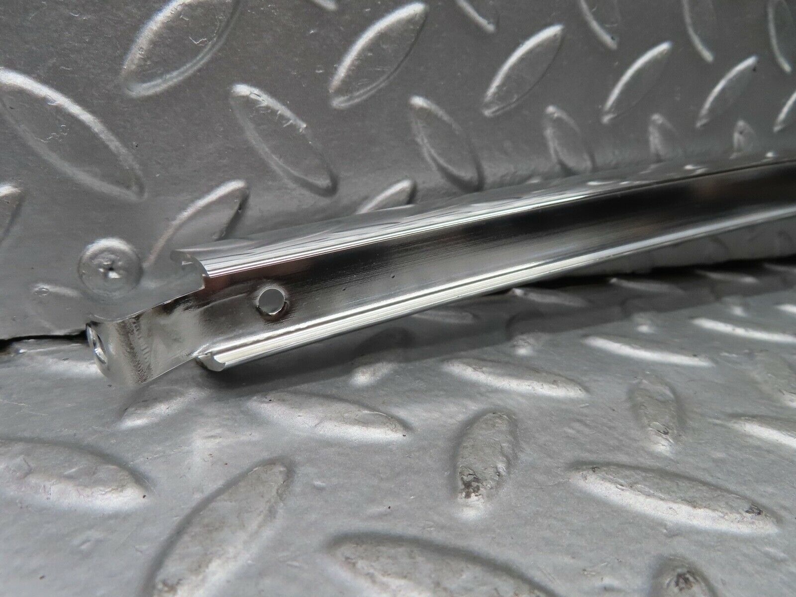 21067 Mercedes-Benz W123 230E Rear Right Door Chrome Window Channel