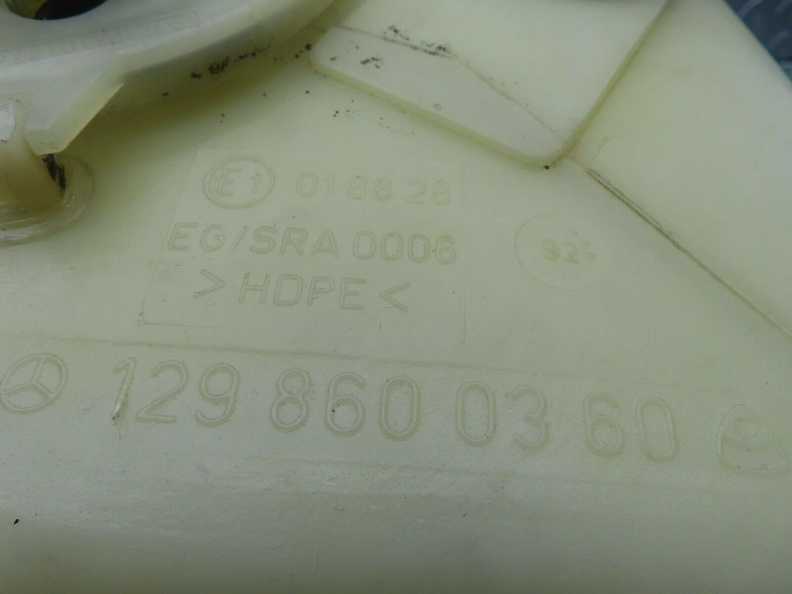 12160 Mercedes-Benz R129 300SL Coupe Windscreen Washer Fluid Reservoir Tank