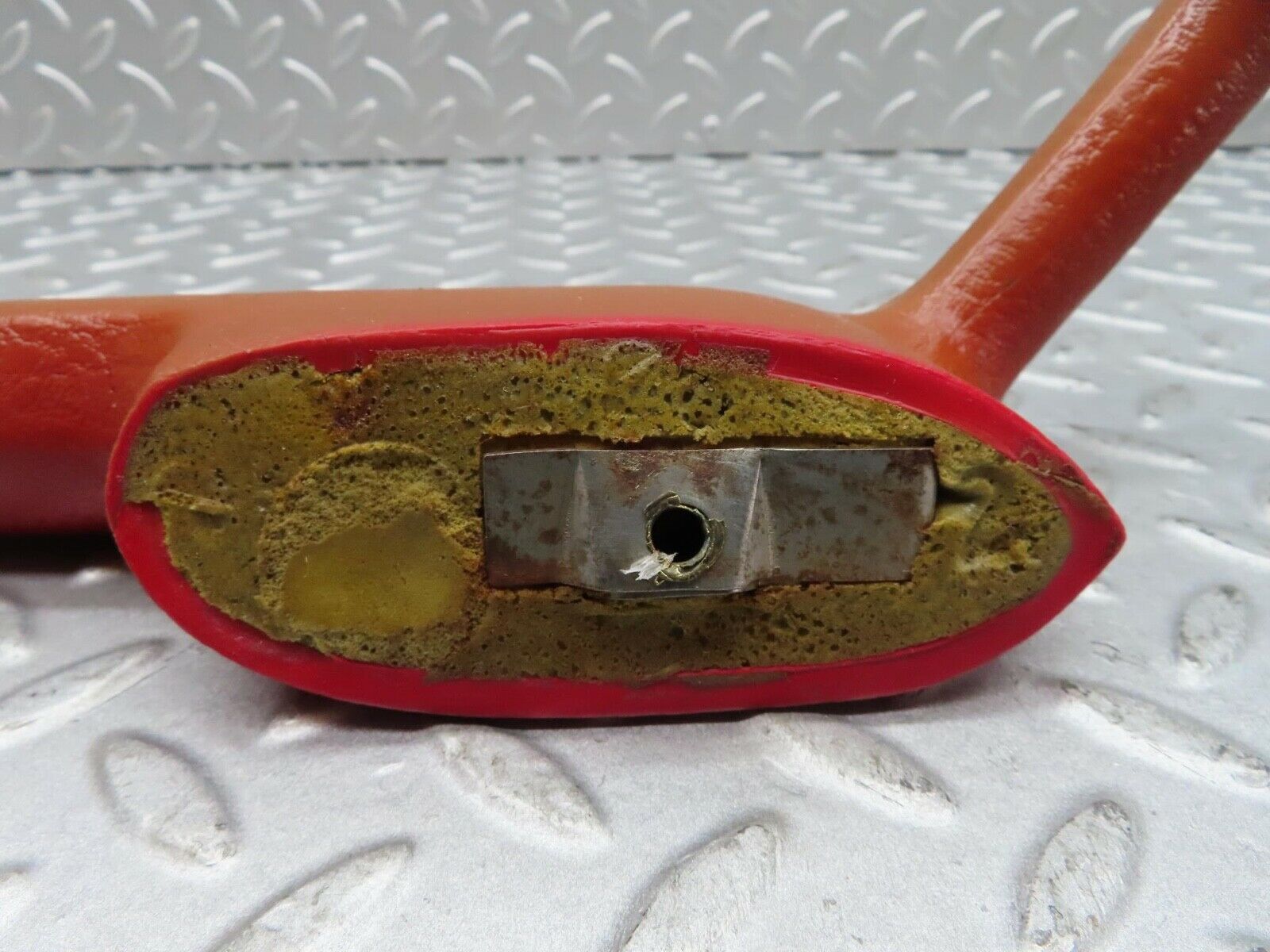 12252 Mercedes-Benz W108 280SE 3.5 Interior Door Handle Right Red