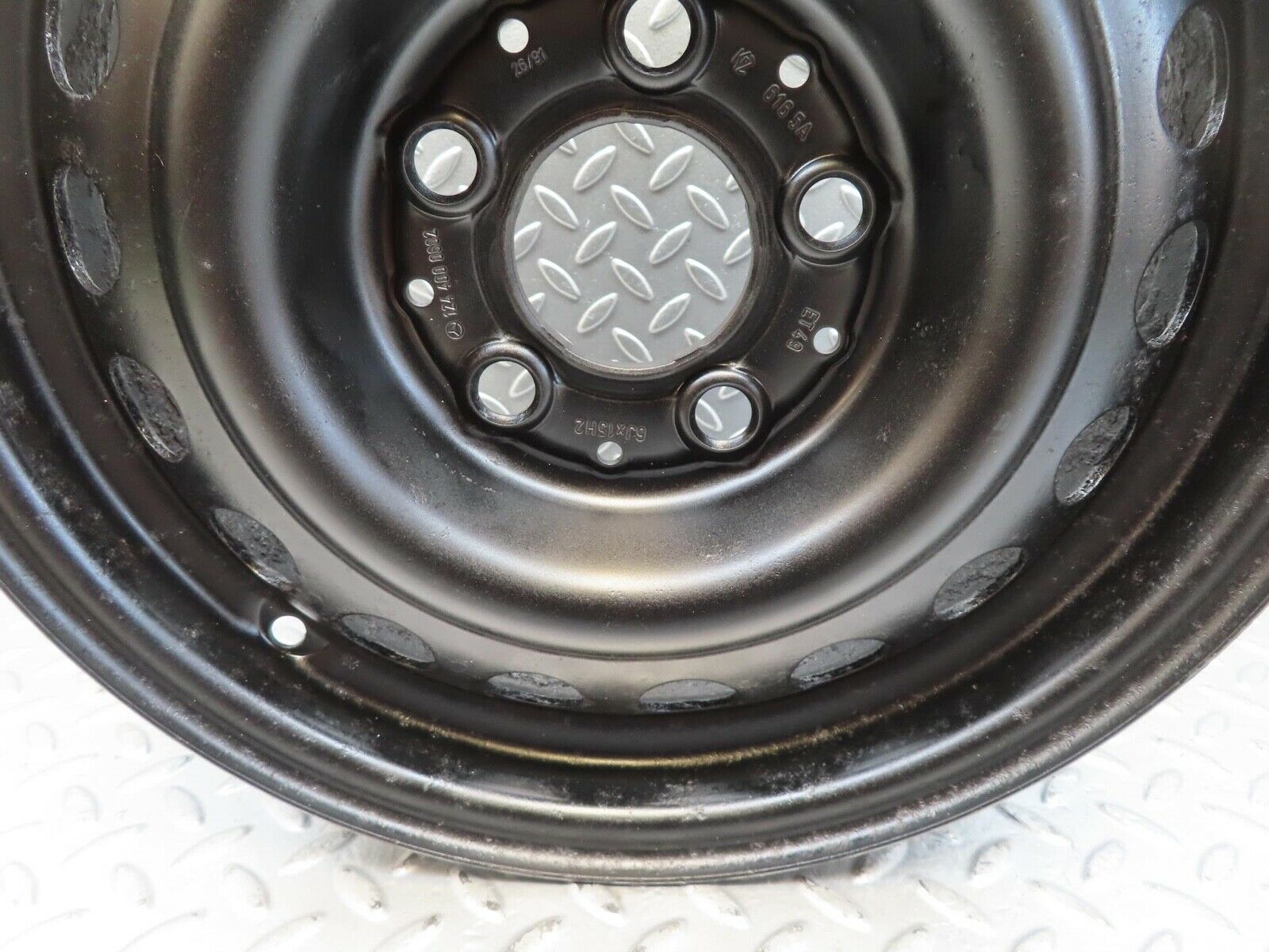 15414 Mercedes-Benz Steel Wheel 6Jx15H2 ET49 5x112 1244000602