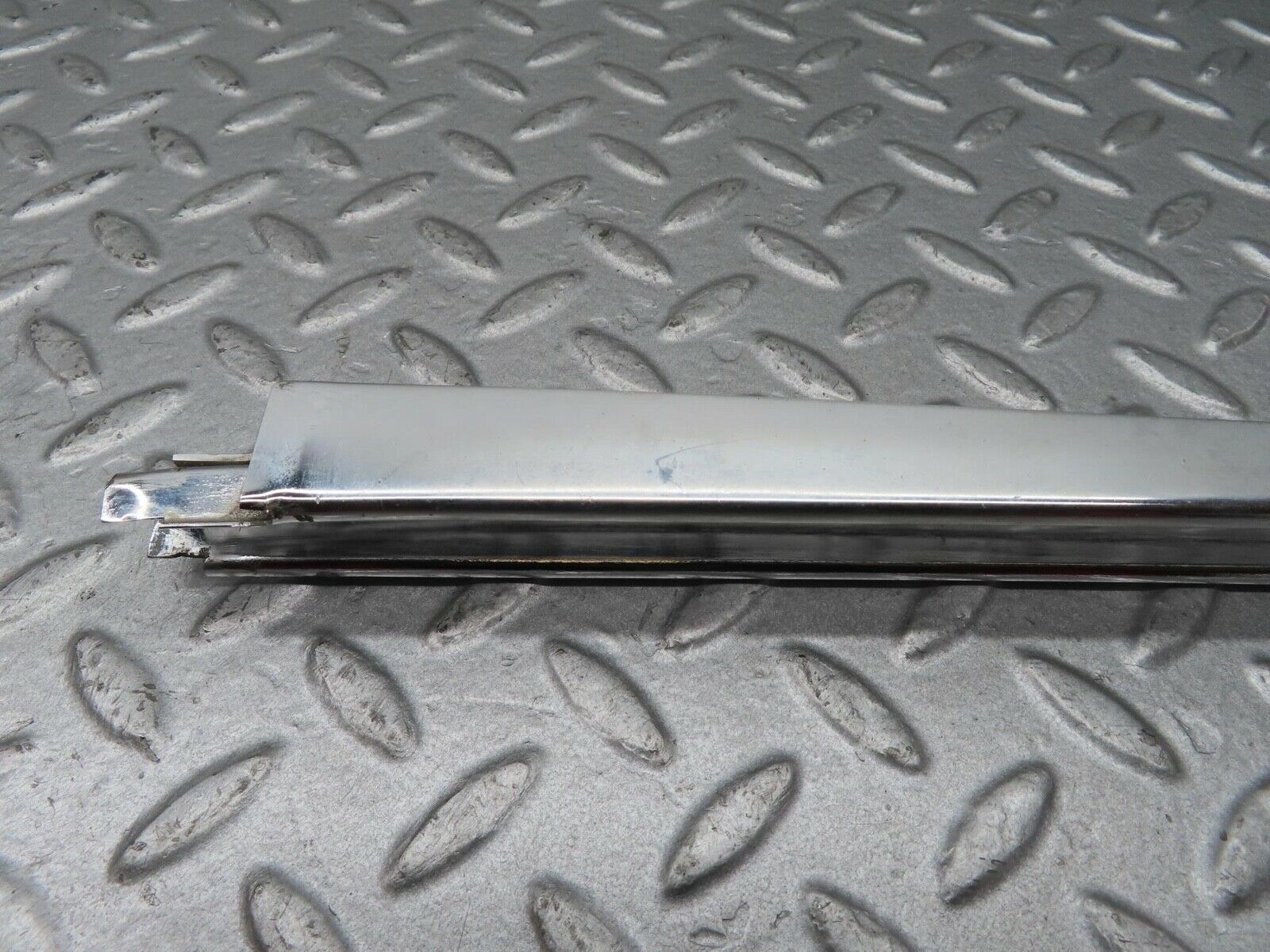 13193 Mercedes-Benz W111 220S Rear Left Door Front Chrome Window Channel