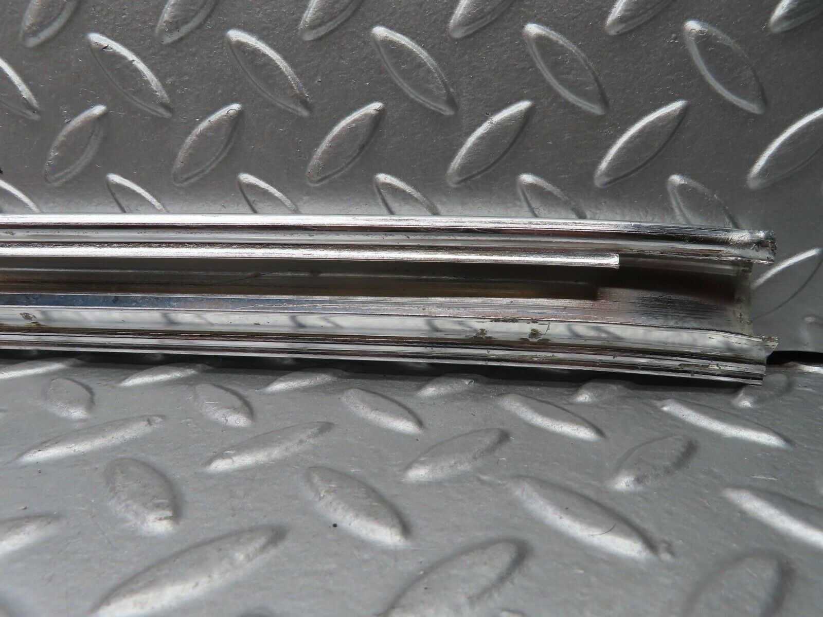 20821 Mercedes-Benz W114 250CE Coupe Rear Left Window Lower Chrome Trim