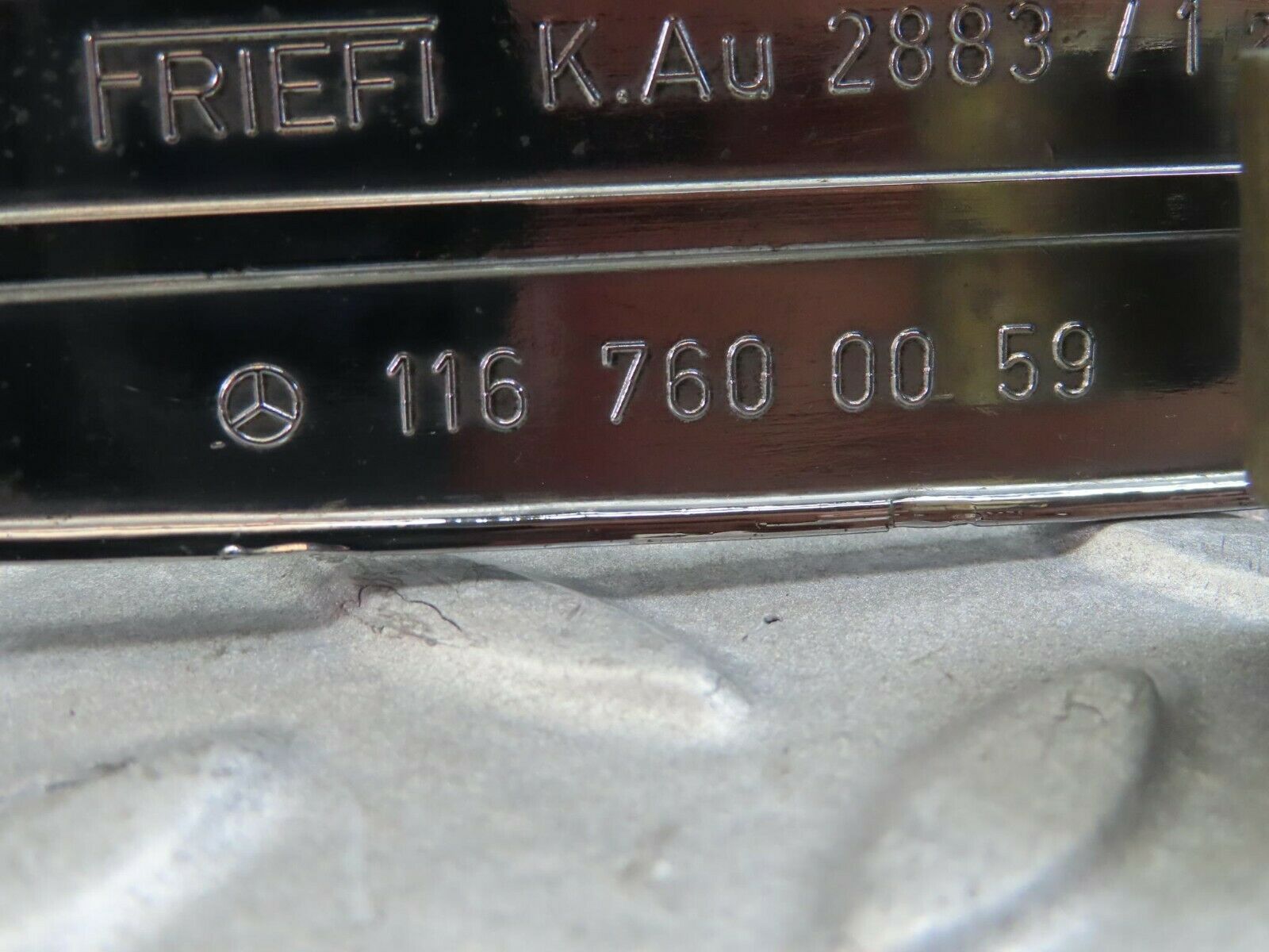 8749 Mercedes-Benz W116 Chrome Door Handle Rear Right 1167600059