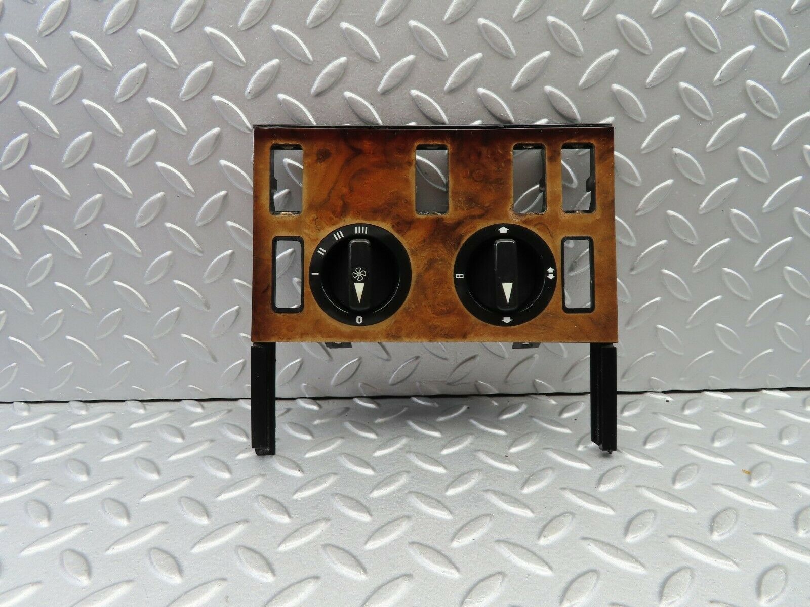 6114 Mercedes-Benz W126 380SE Heater Console Panel Wood 1266830375