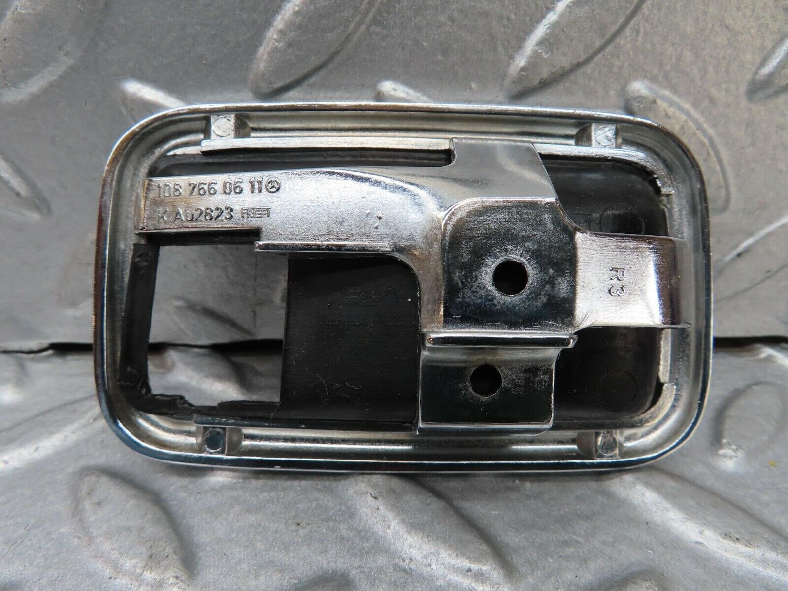 7053 Mercedes-Benz W123 230E Chrome Frame For Door Opener Right 1087660611