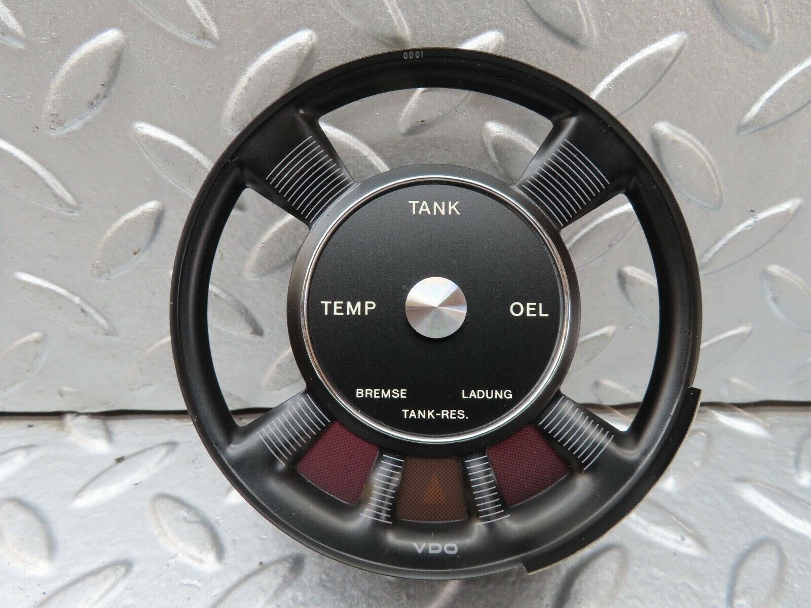 18328 Mercedes-Benz W115 220D Temperature Fuel Oil Gauge Instrument Surround