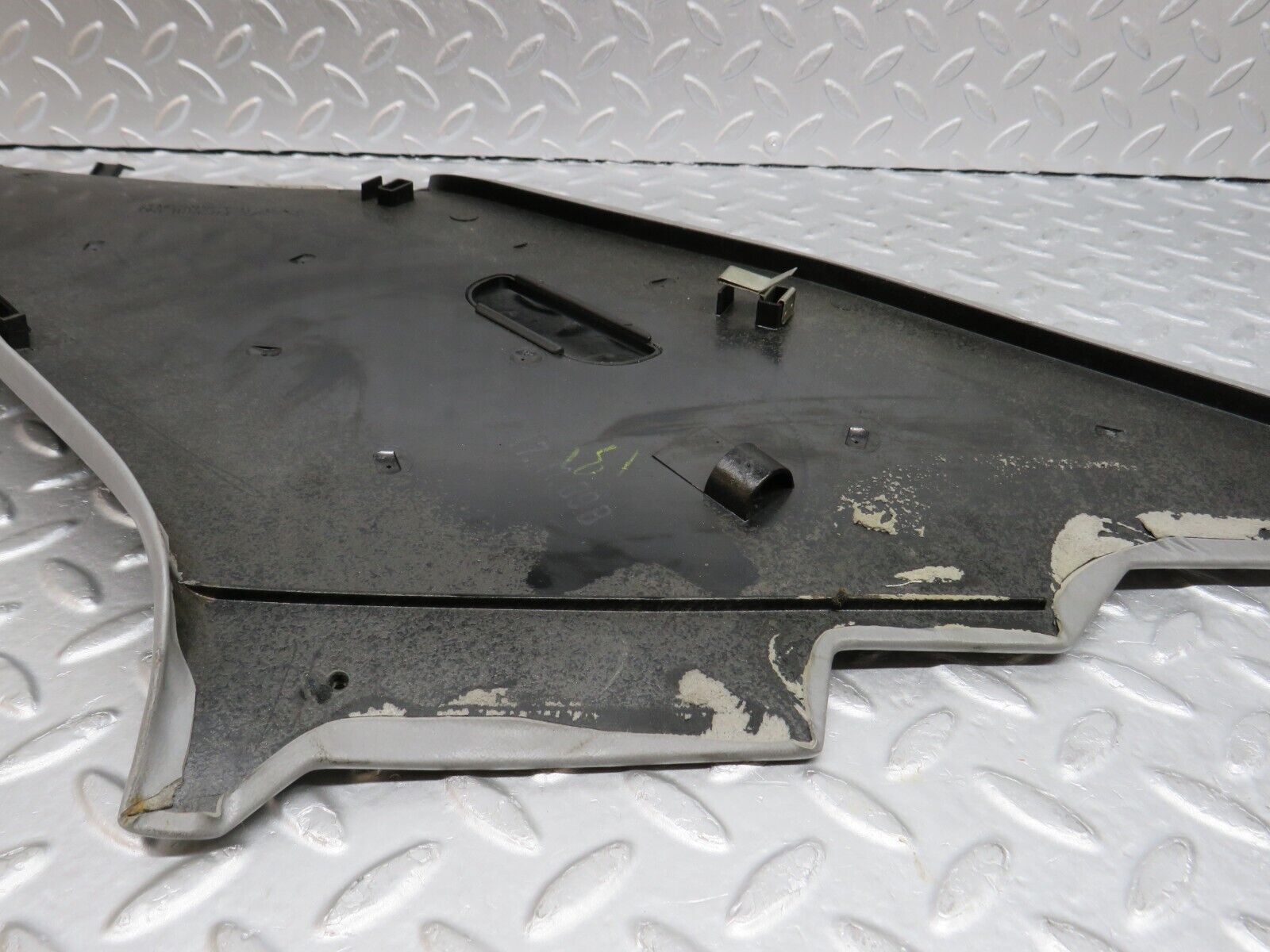 35961 Mercedes-Benz W126 420SE C Pillar Cover Panel Left Side Grey 1266950344