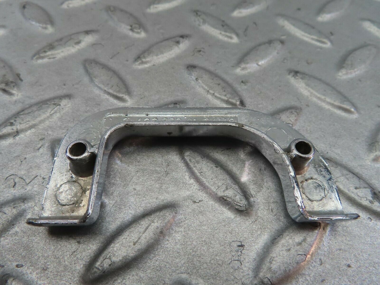 8722 Mercedes-Benz W123 Left Interior Chrome Door Latch Trim 1237230124