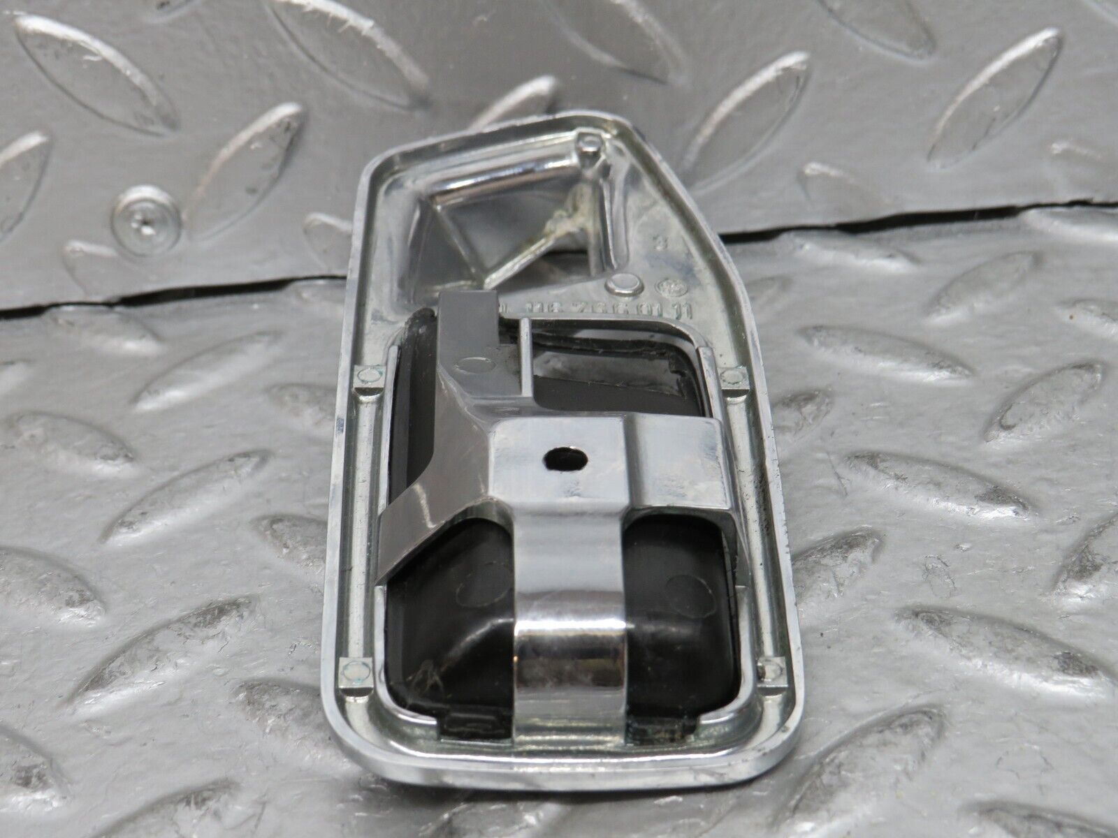 27972 Mercedes-Benz W123 280E Chrome Frame For Door Opener Left 1167660111