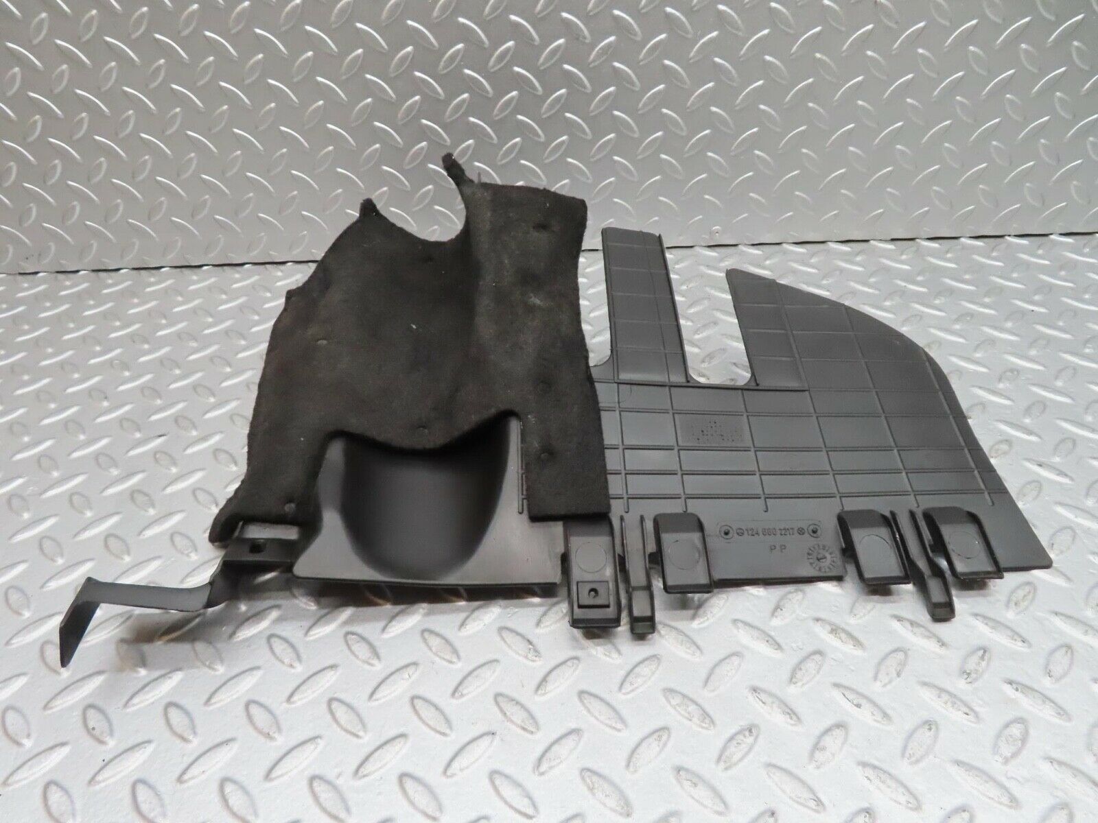 16198 Mercedes-Benz W124 260E Under Dash Panel Right Side 1246802217