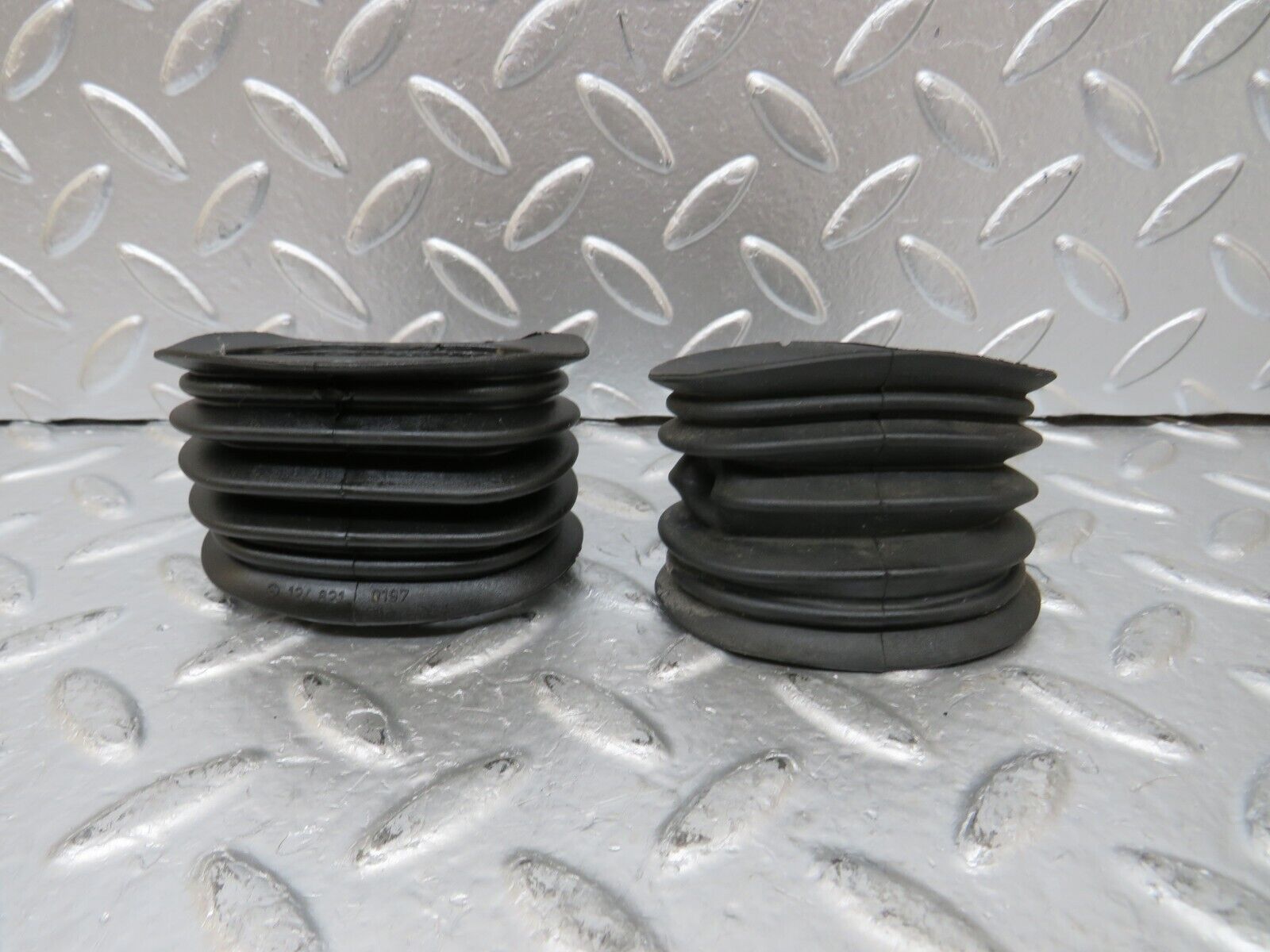 25790 Mercedes-Benz W124 280E Front Door Wire Protector Rubber Pair 1248210197