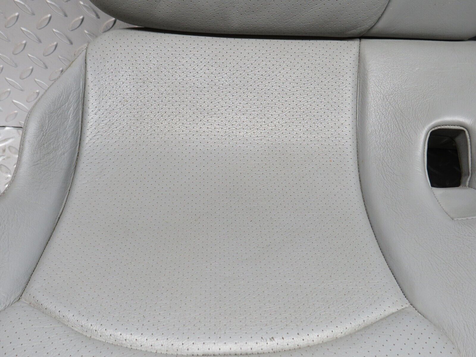 39810 Mercedes-Benz R129 320SL Coupe Rear Seat Grey Leather 1299220101 129920021
