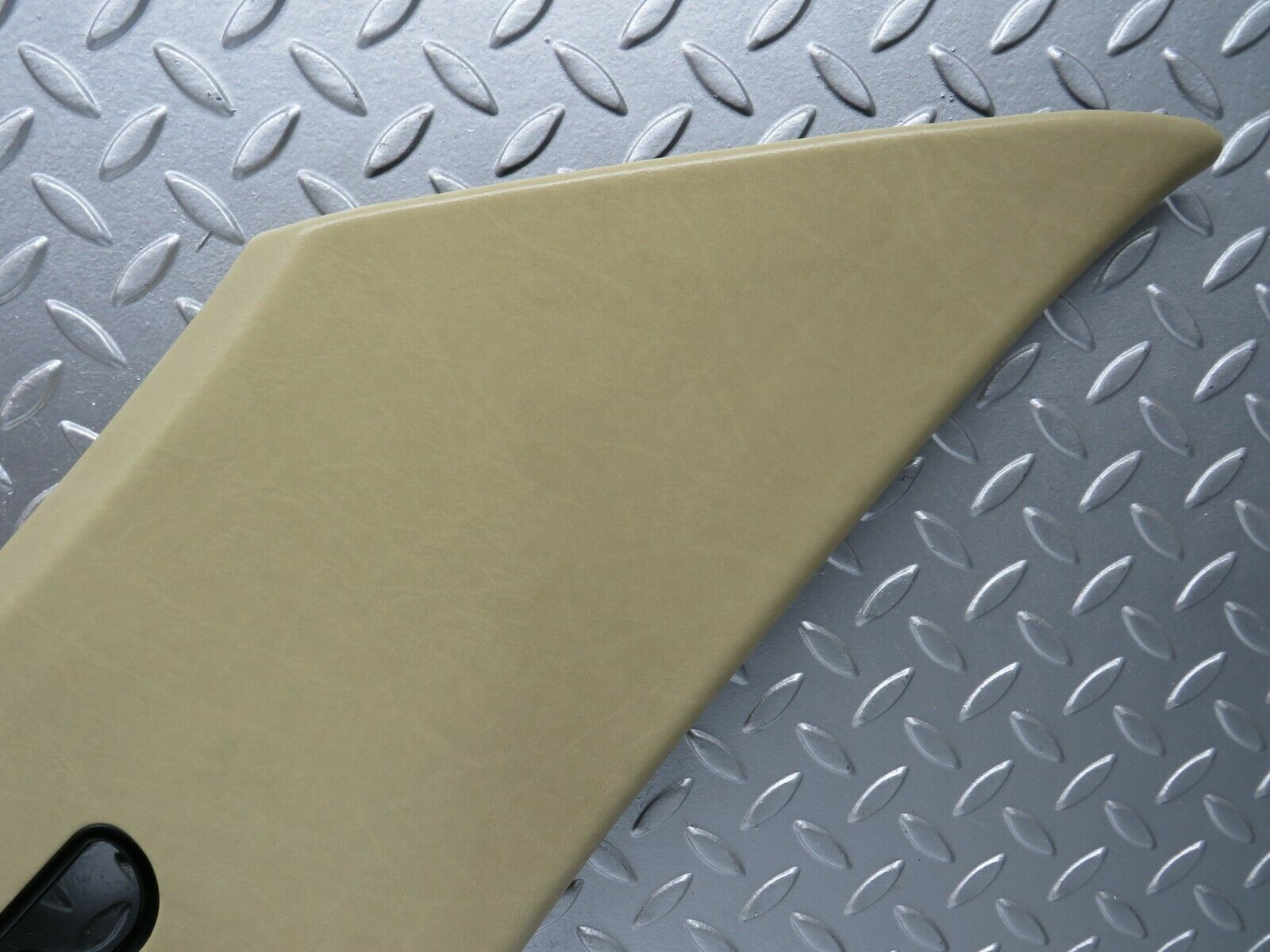 23963 Mercedes-Benz W123 280E C Pillar Cover Panel Left Side Beige 1236900325