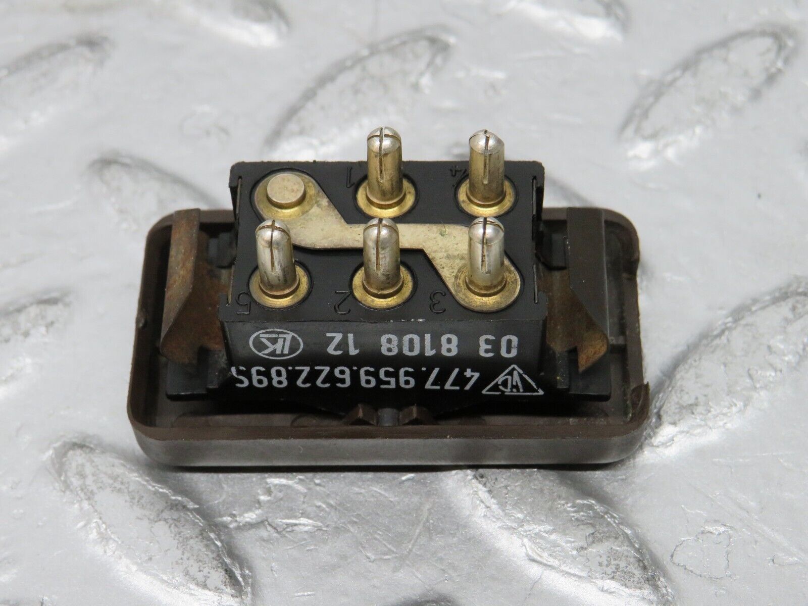 29983 Porsche 924 Door Electric Window Switch Brown 47795962289